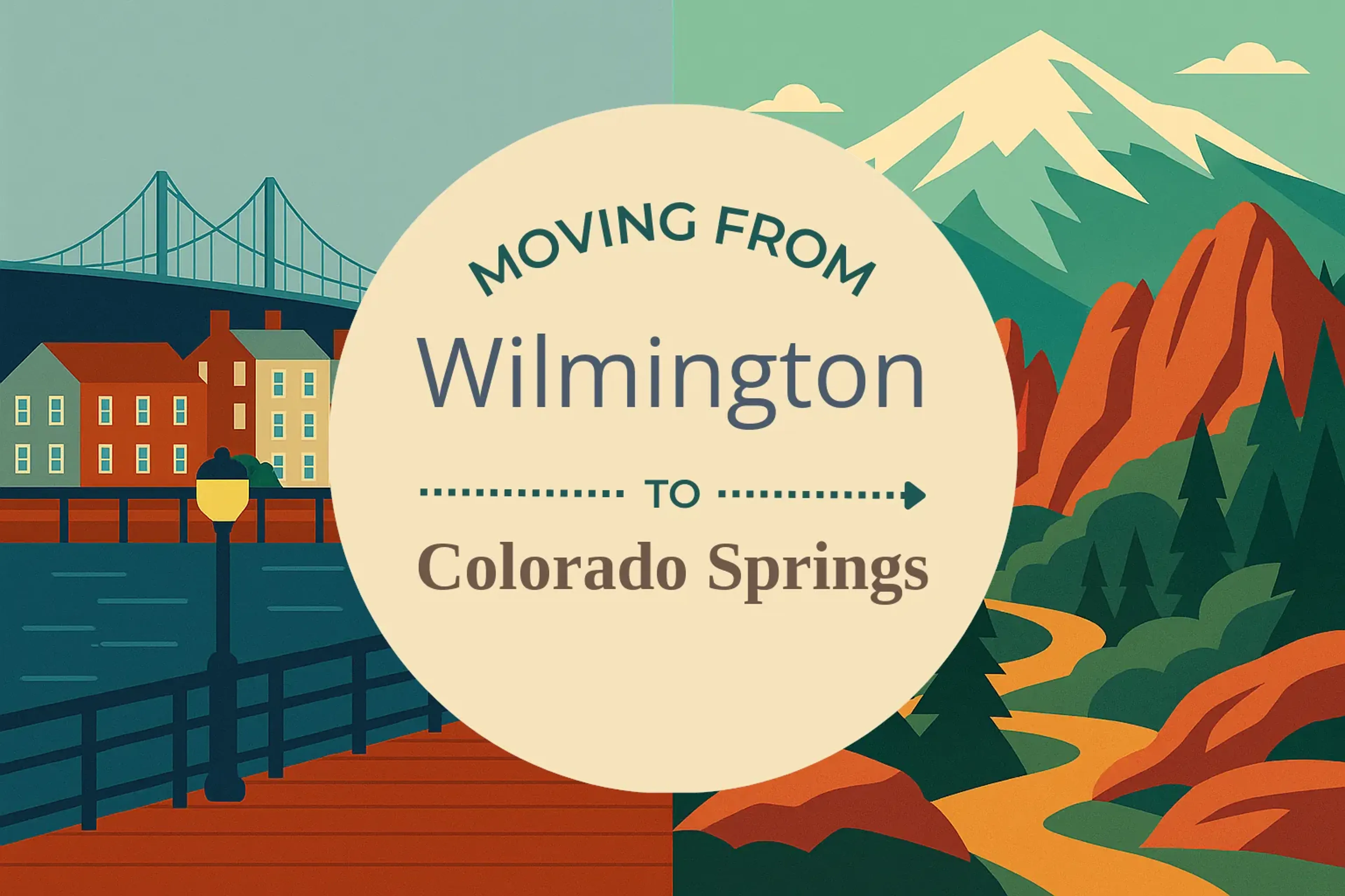Side-by-side comparison of Wilmington to Colorado Springs moving companies