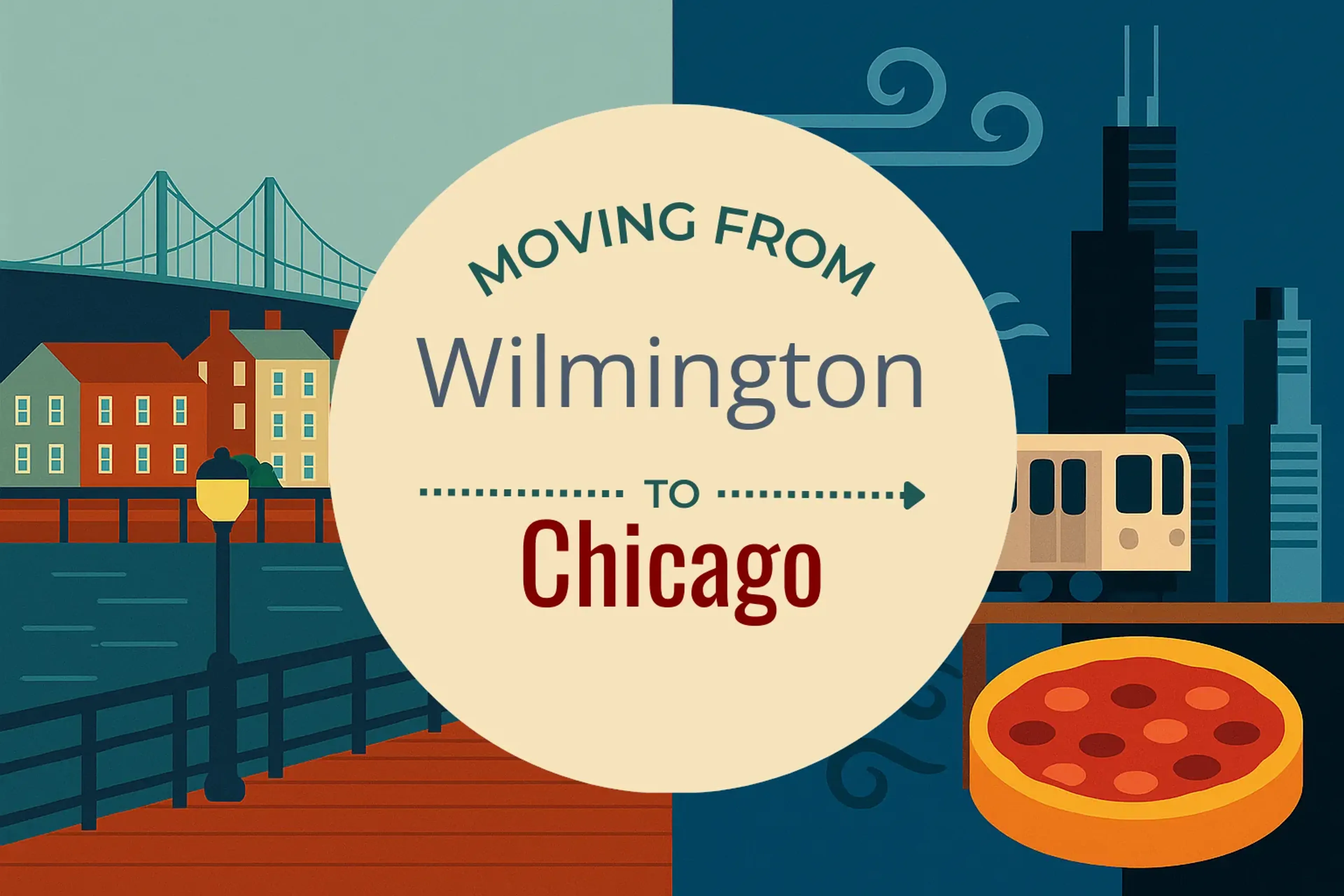 Side-by-side comparison of Wilmington to Chicago moving companies