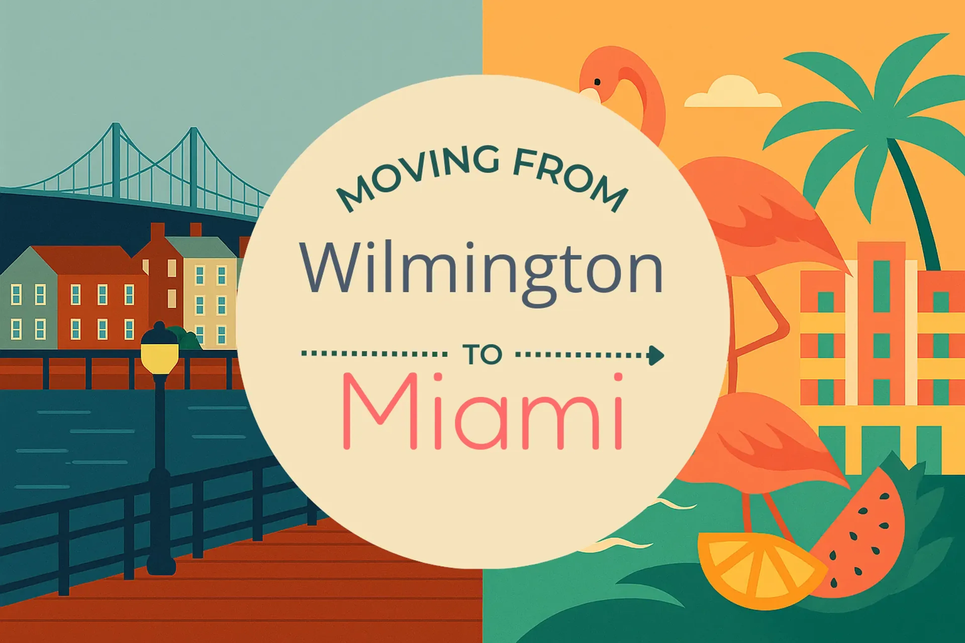 Side-by-side comparison of Wilmington to Miami moving companies