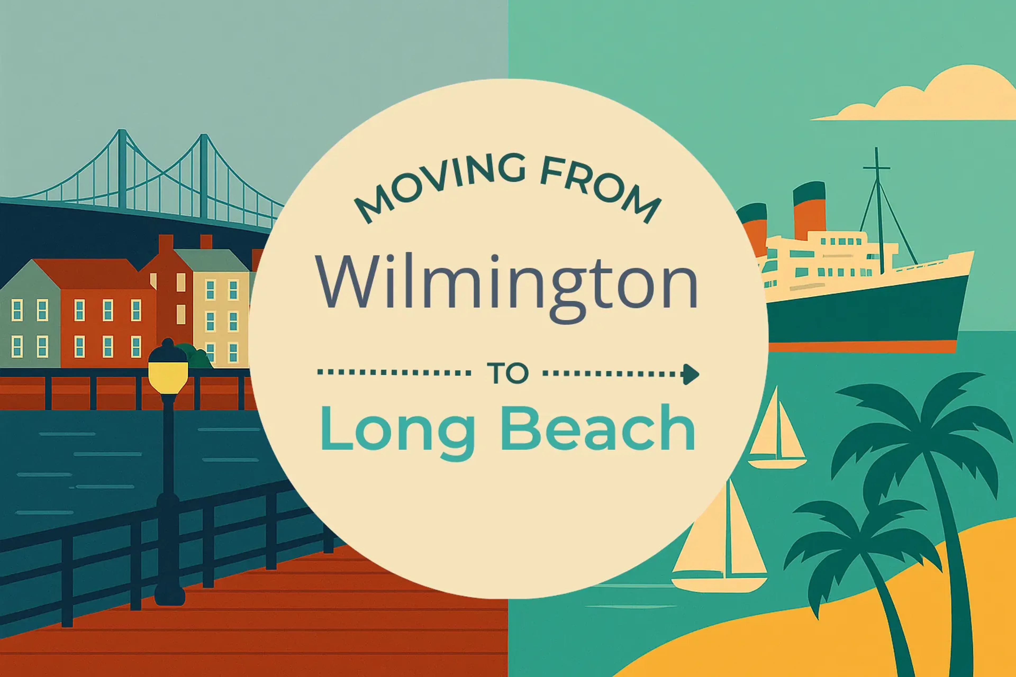 Side-by-side comparison of Wilmington to Long Beach moving companies