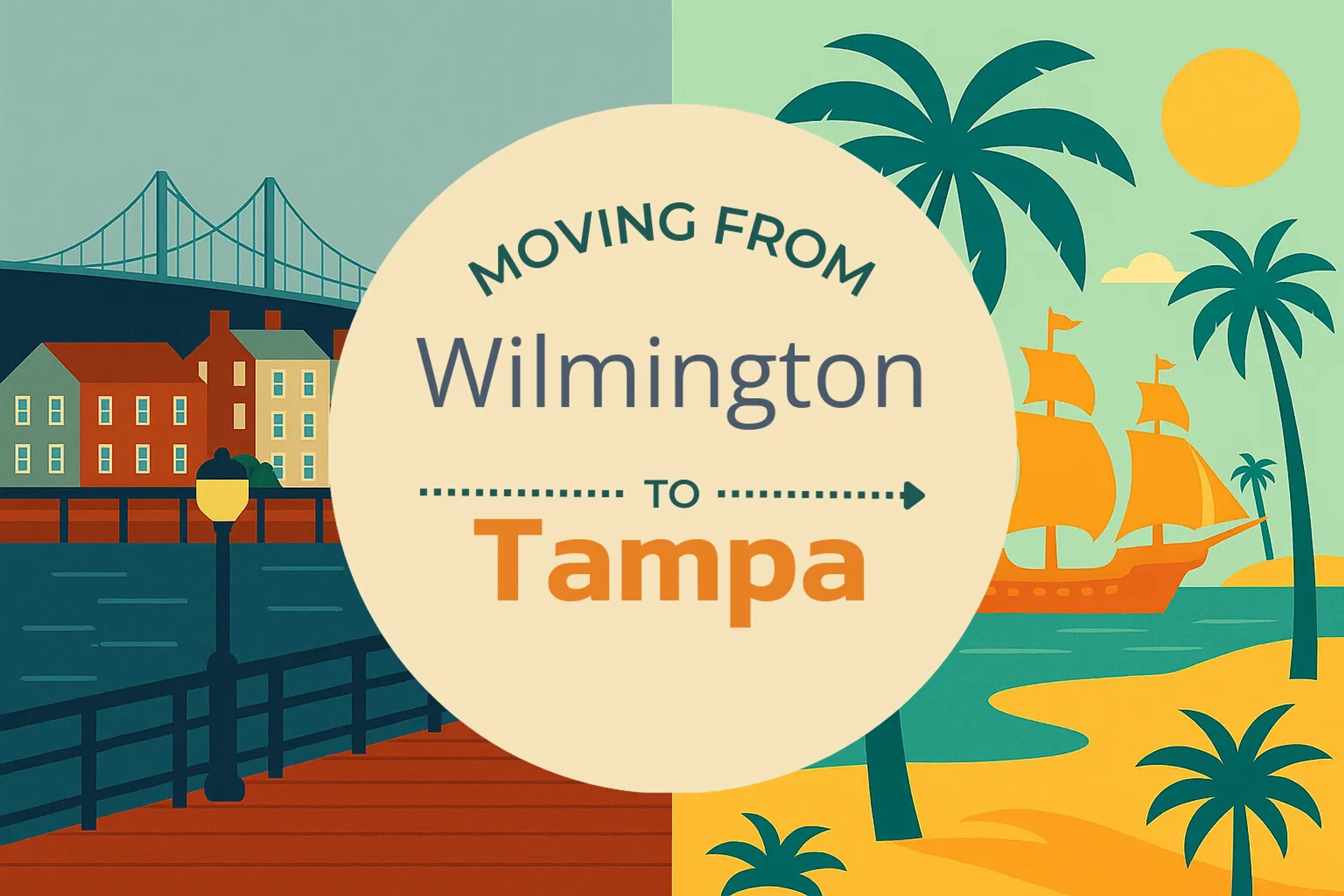 Side-by-side comparison of Wilmington to Tampa moving companies