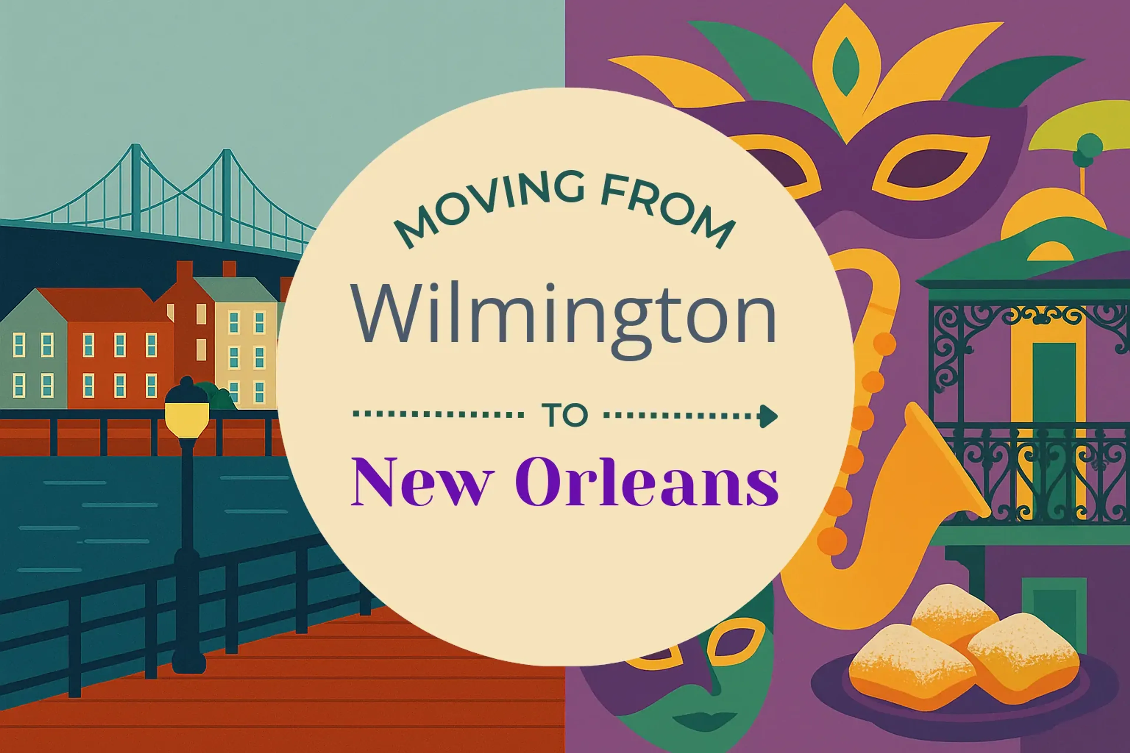 Side-by-side comparison of Wilmington to New Orleans moving companies