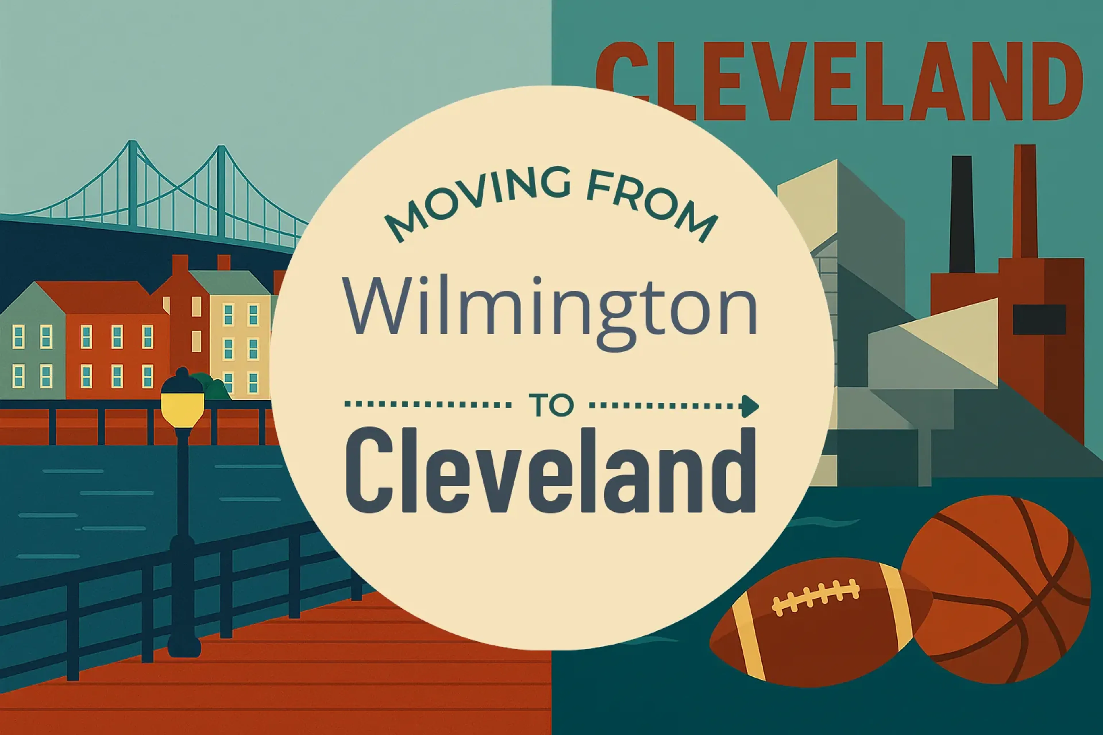 Side-by-side comparison of Wilmington to Cleveland moving companies