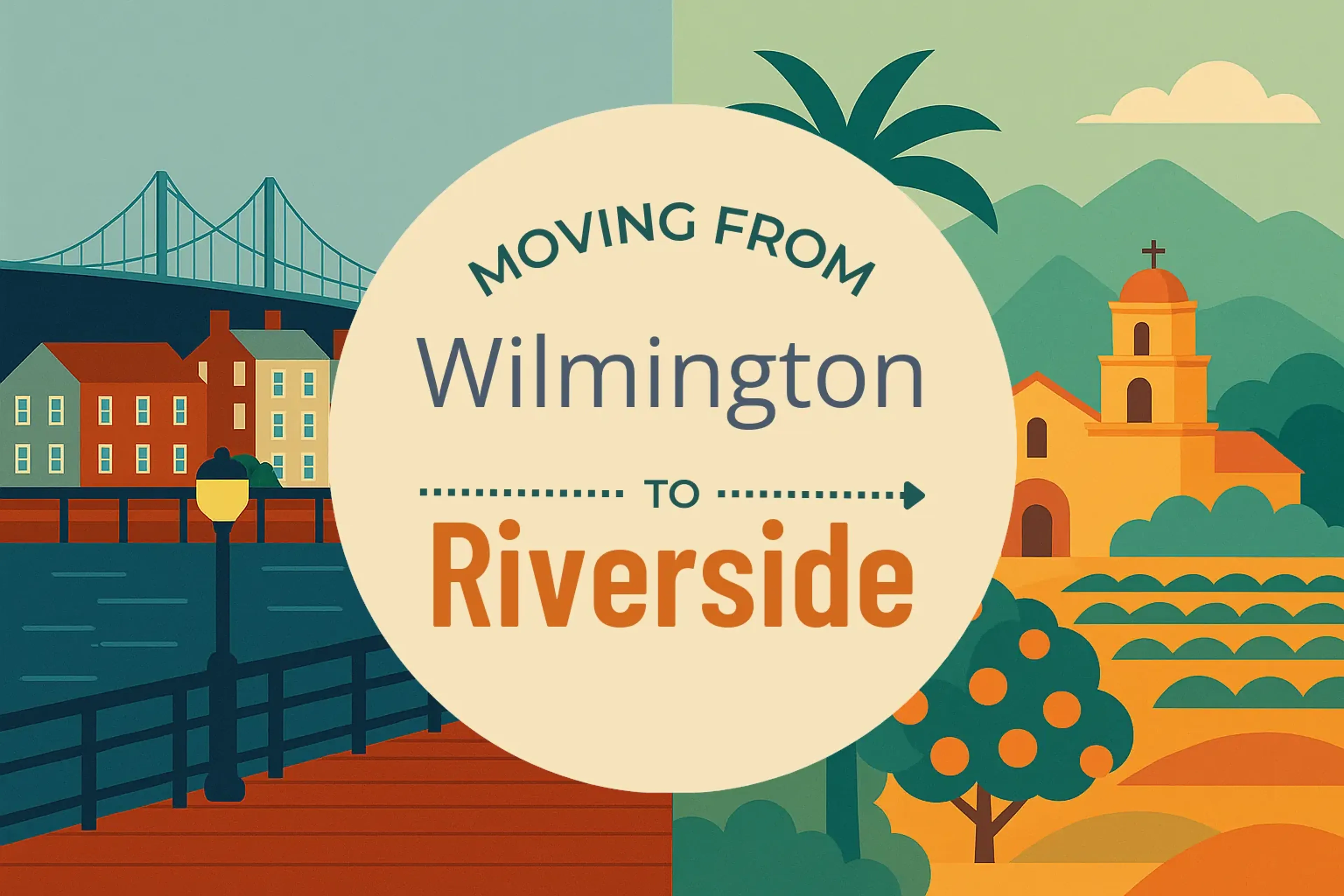 Side-by-side comparison of Wilmington to Riverside moving companies