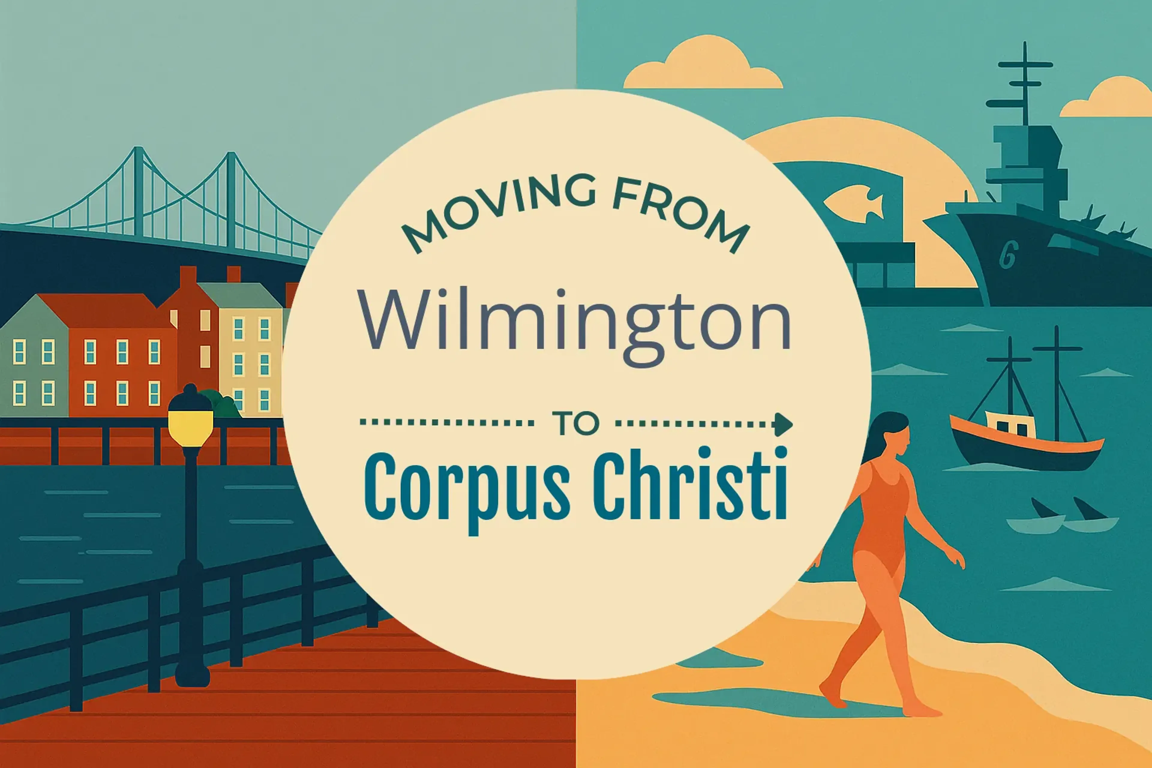 Side-by-side comparison of Wilmington to Corpus Christi moving companies