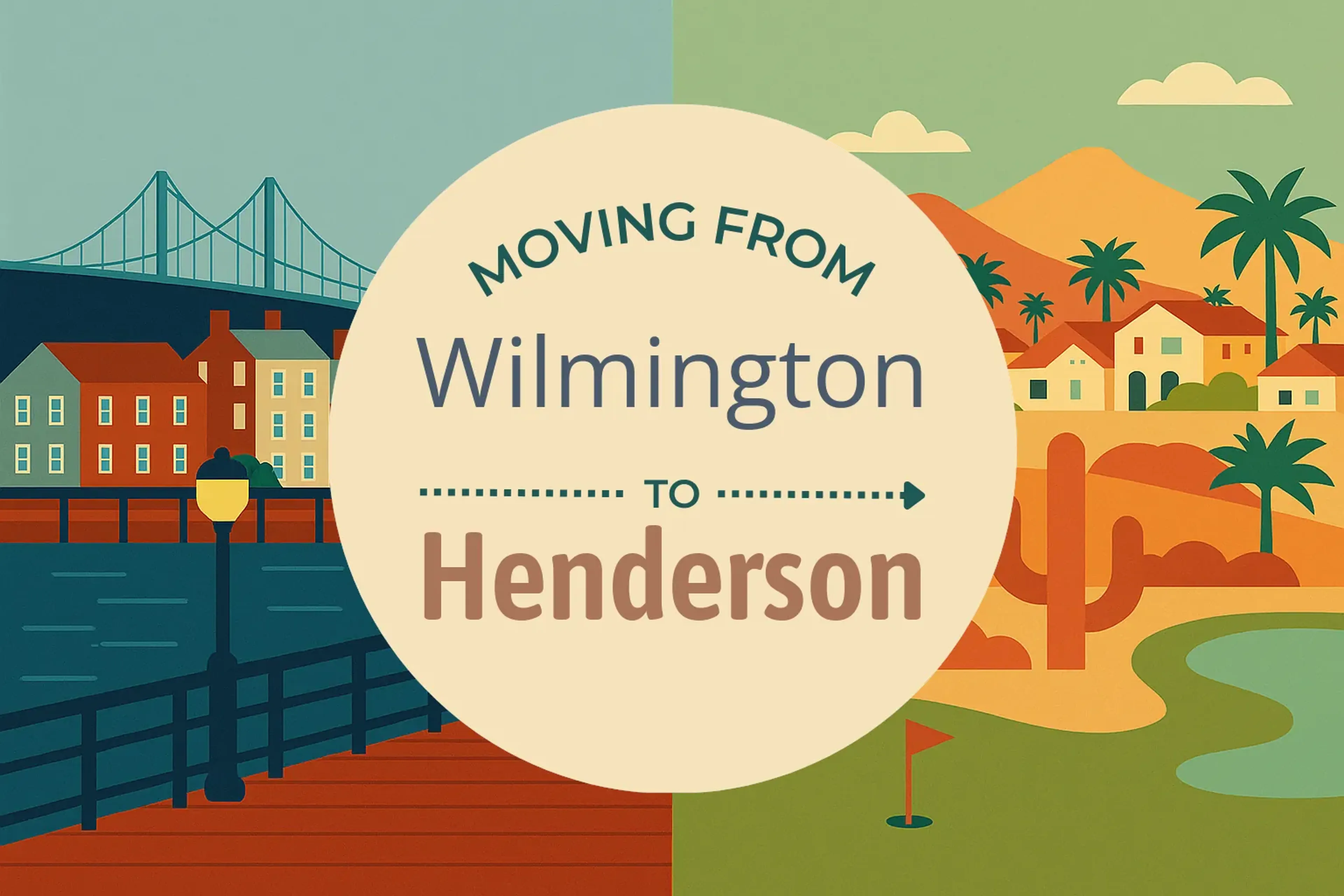 Side-by-side comparison of Wilmington to Henderson moving companies