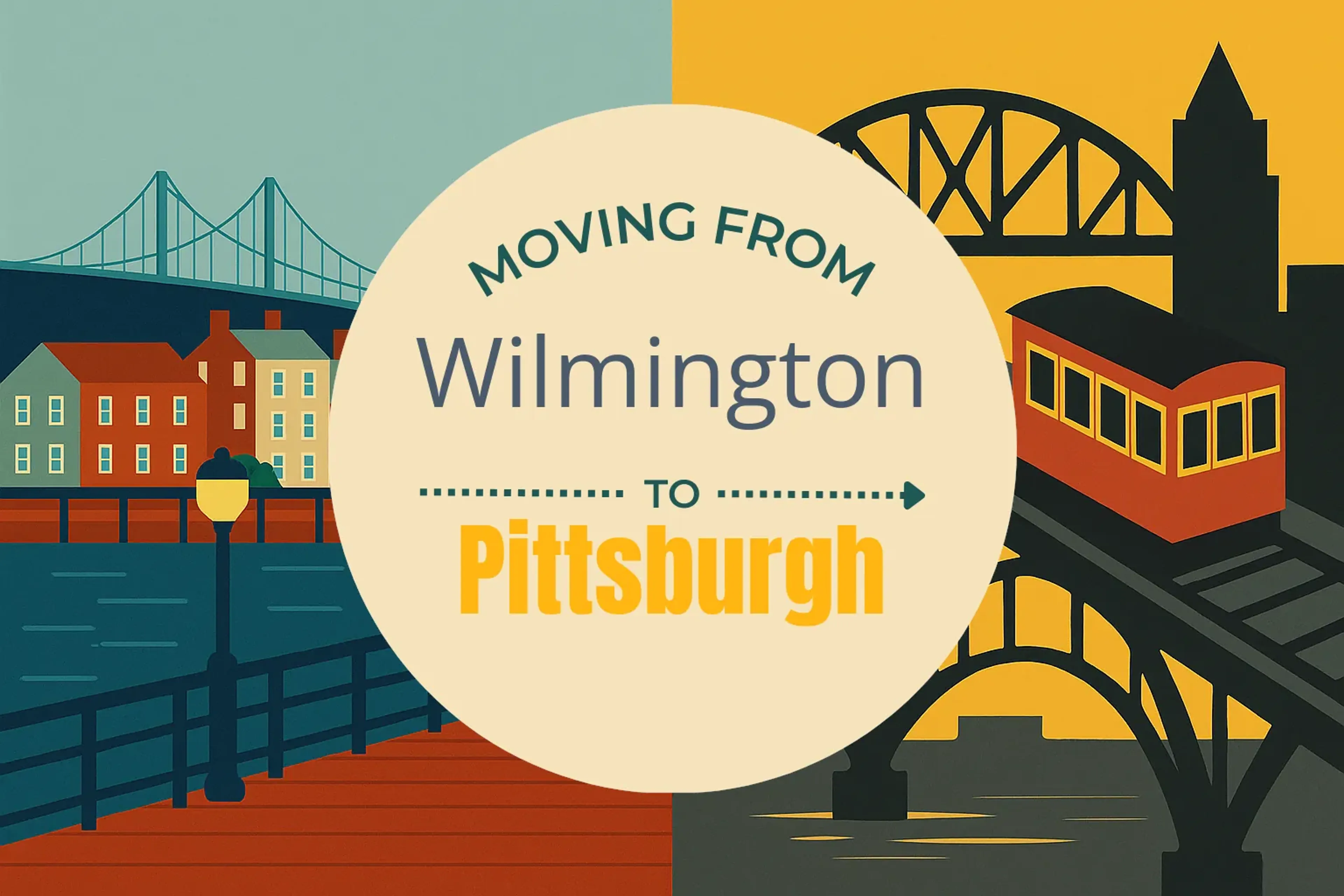 Side-by-side comparison of Wilmington to Pittsburgh moving companies