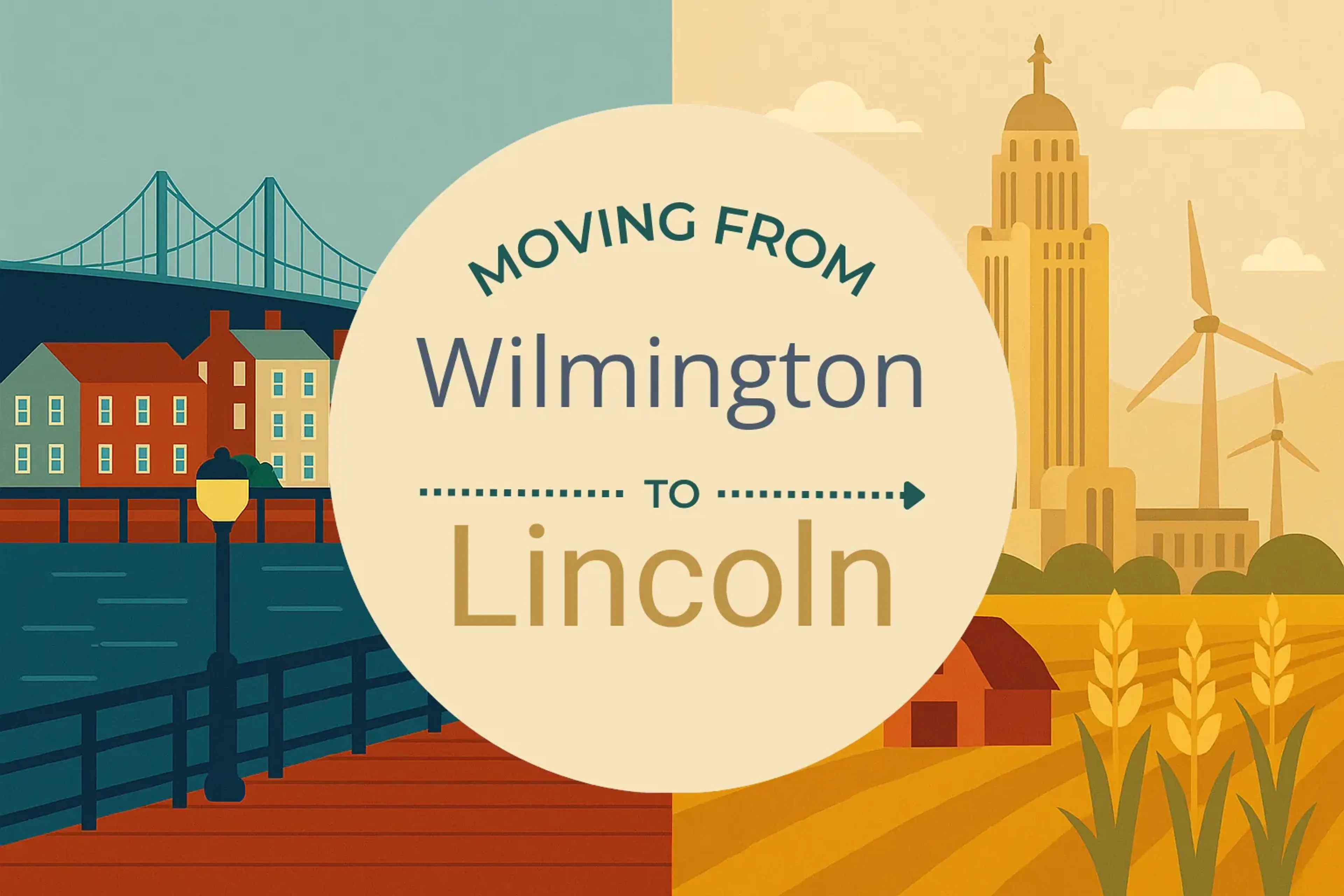 Side-by-side comparison of Wilmington to Lincoln moving companies