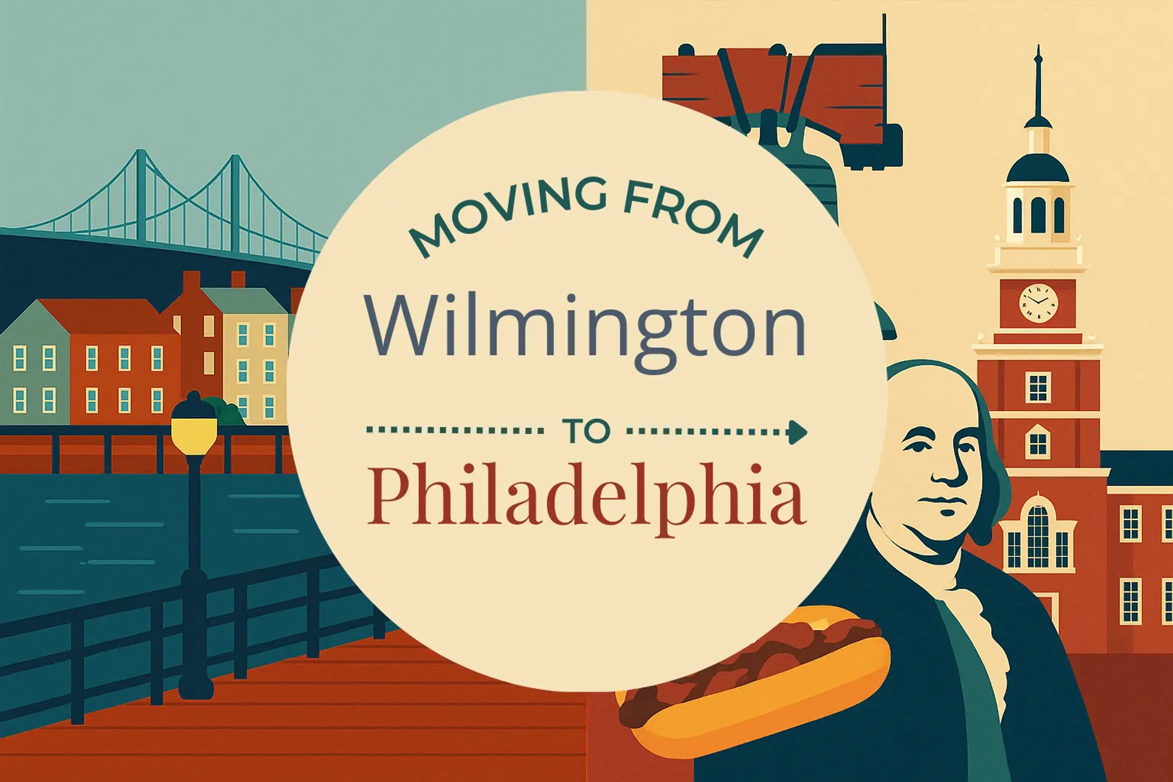 Side-by-side comparison of Wilmington to Philadelphia moving companies