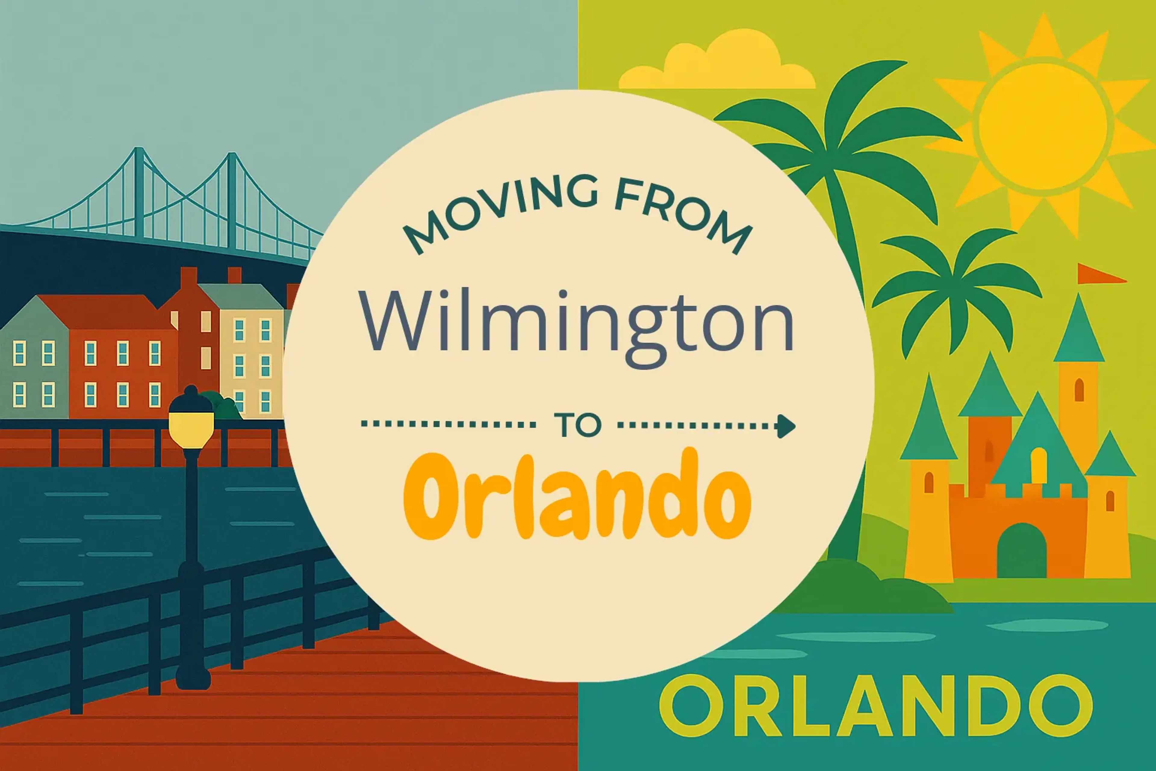 Side-by-side comparison of Wilmington to Orlando moving companies