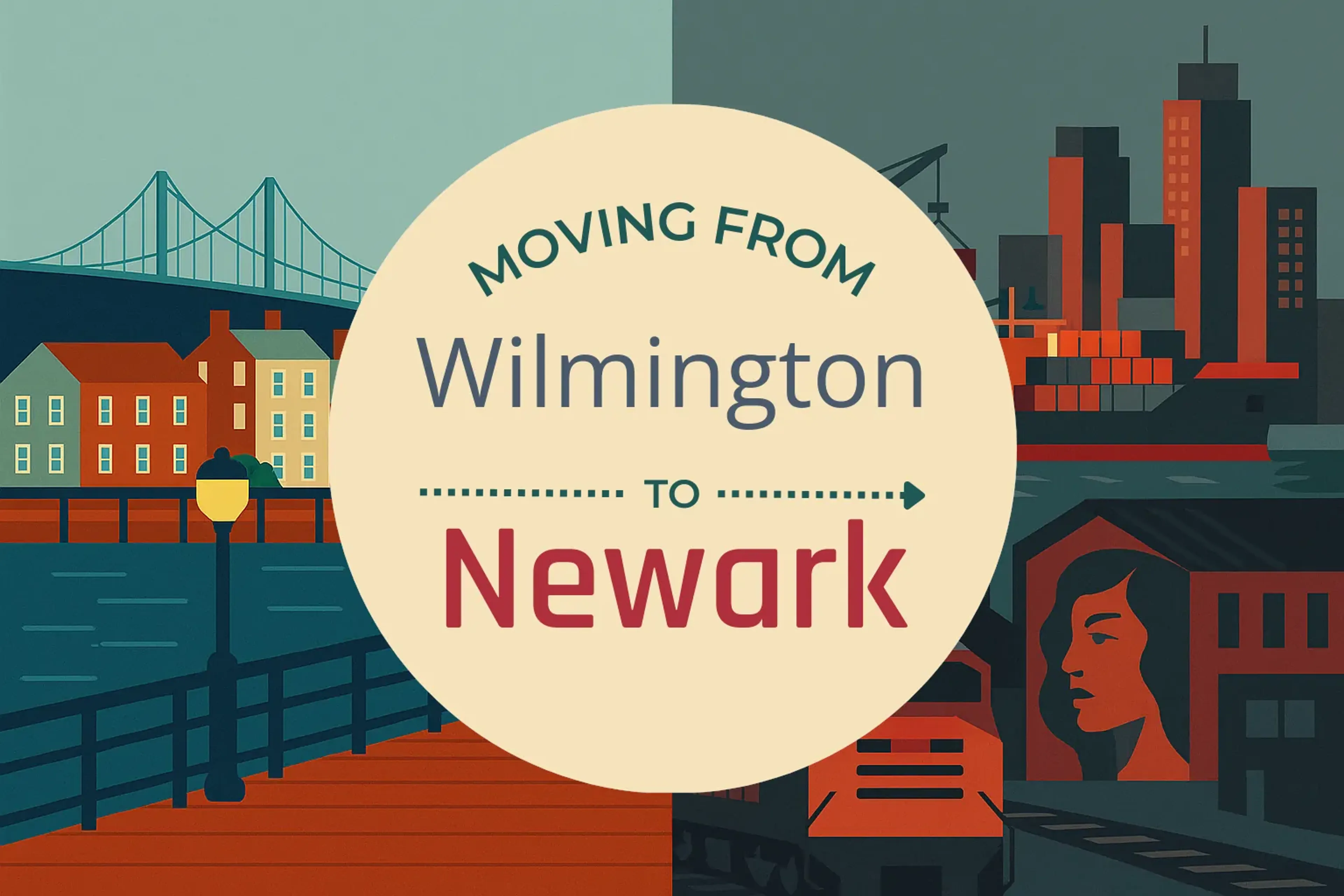 Side-by-side comparison of Wilmington to Newark moving companies