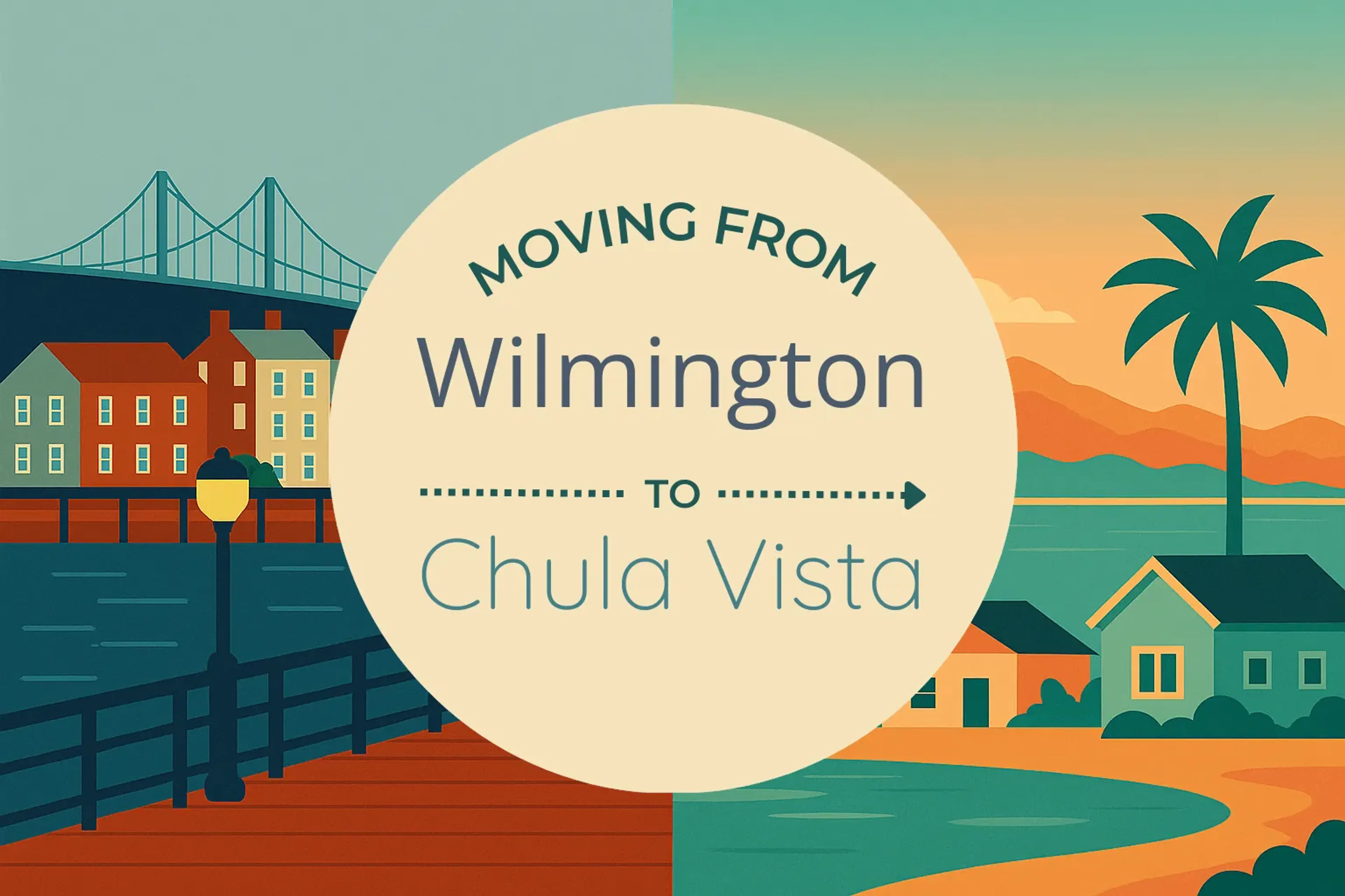 Side-by-side comparison of Wilmington to Chula Vista moving companies