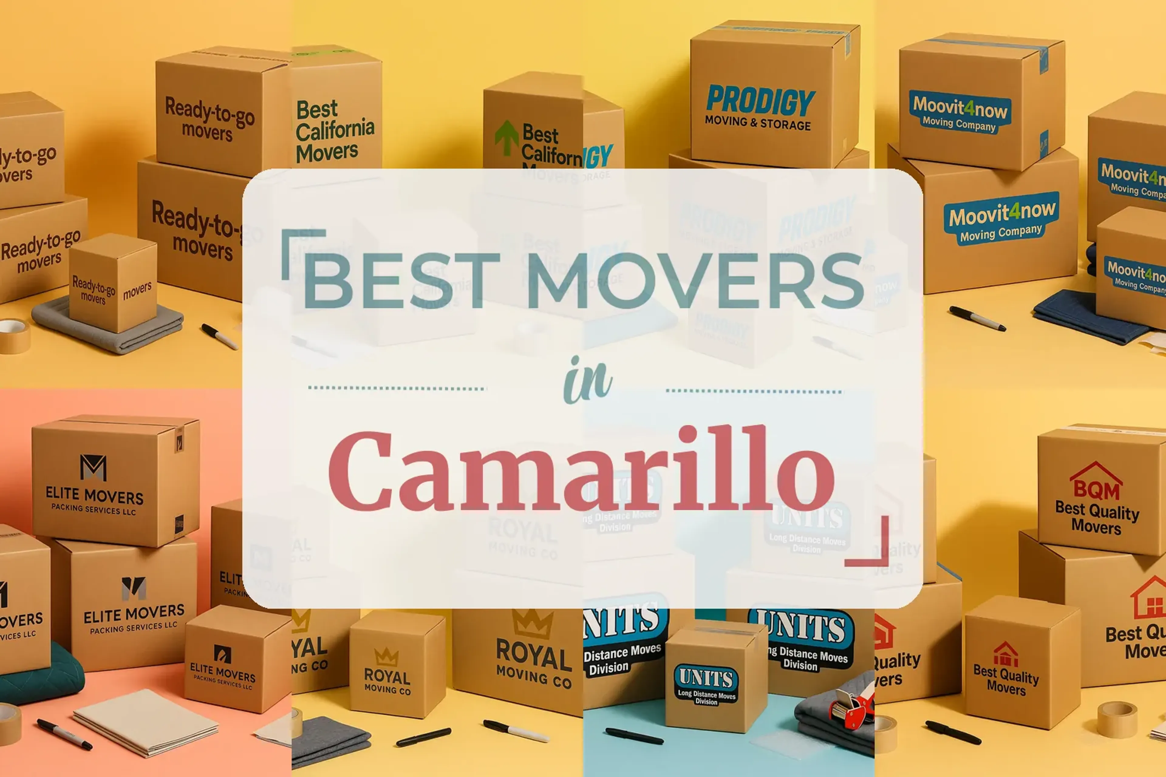 Side-by-side comparison of Camarillo moving companies