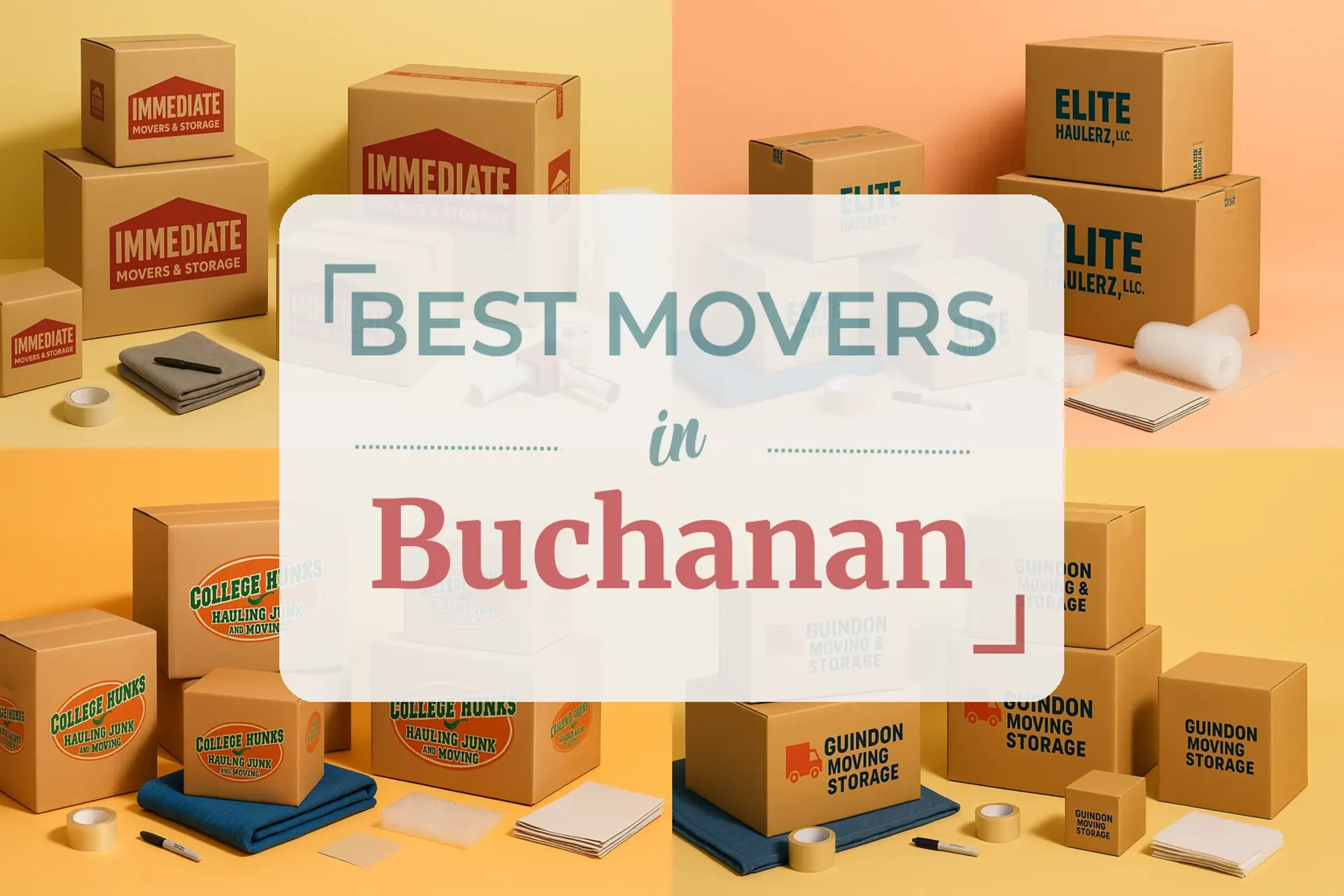 Side-by-side comparison of Buchanan moving companies