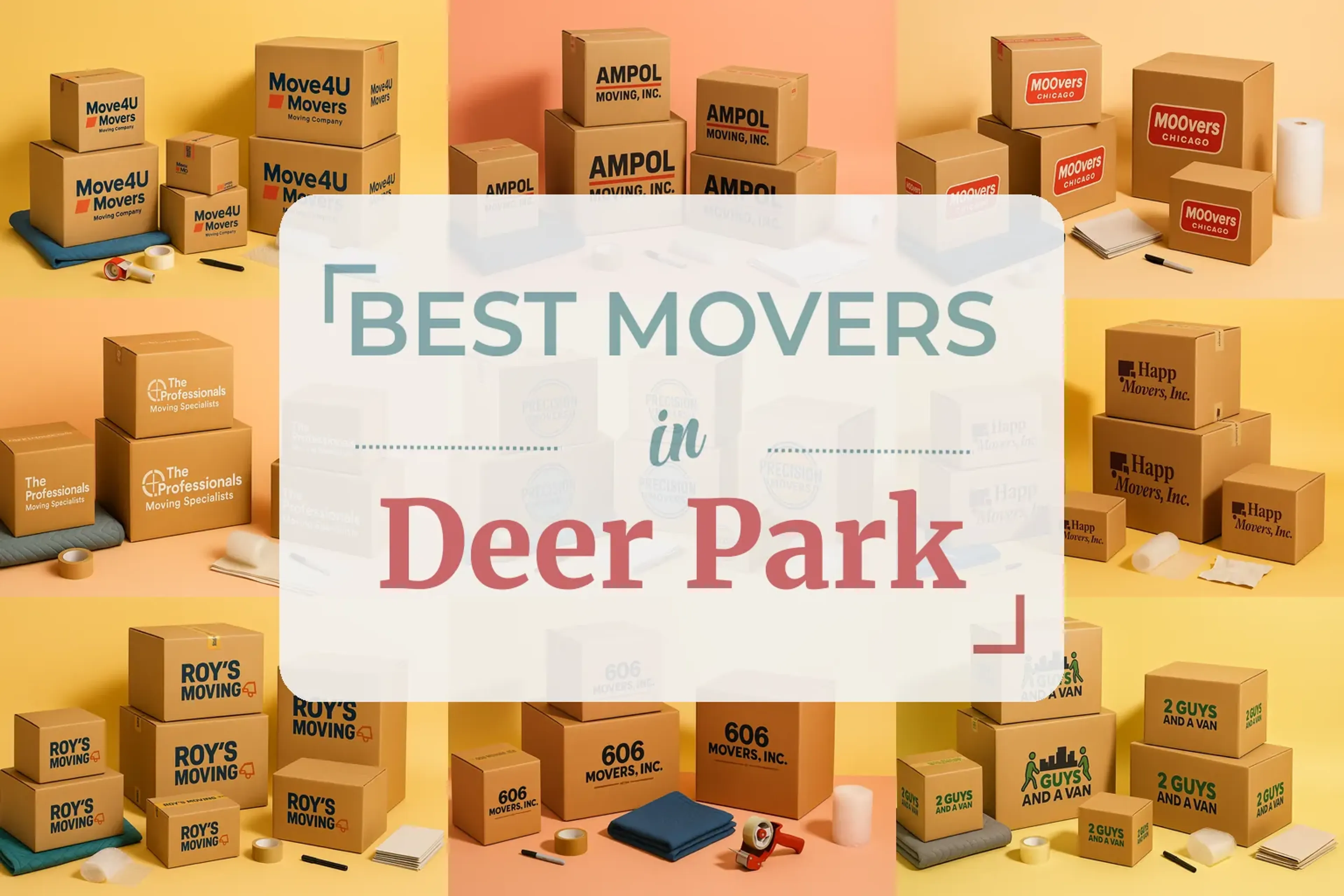 Side-by-side comparison of Deer Park moving companies