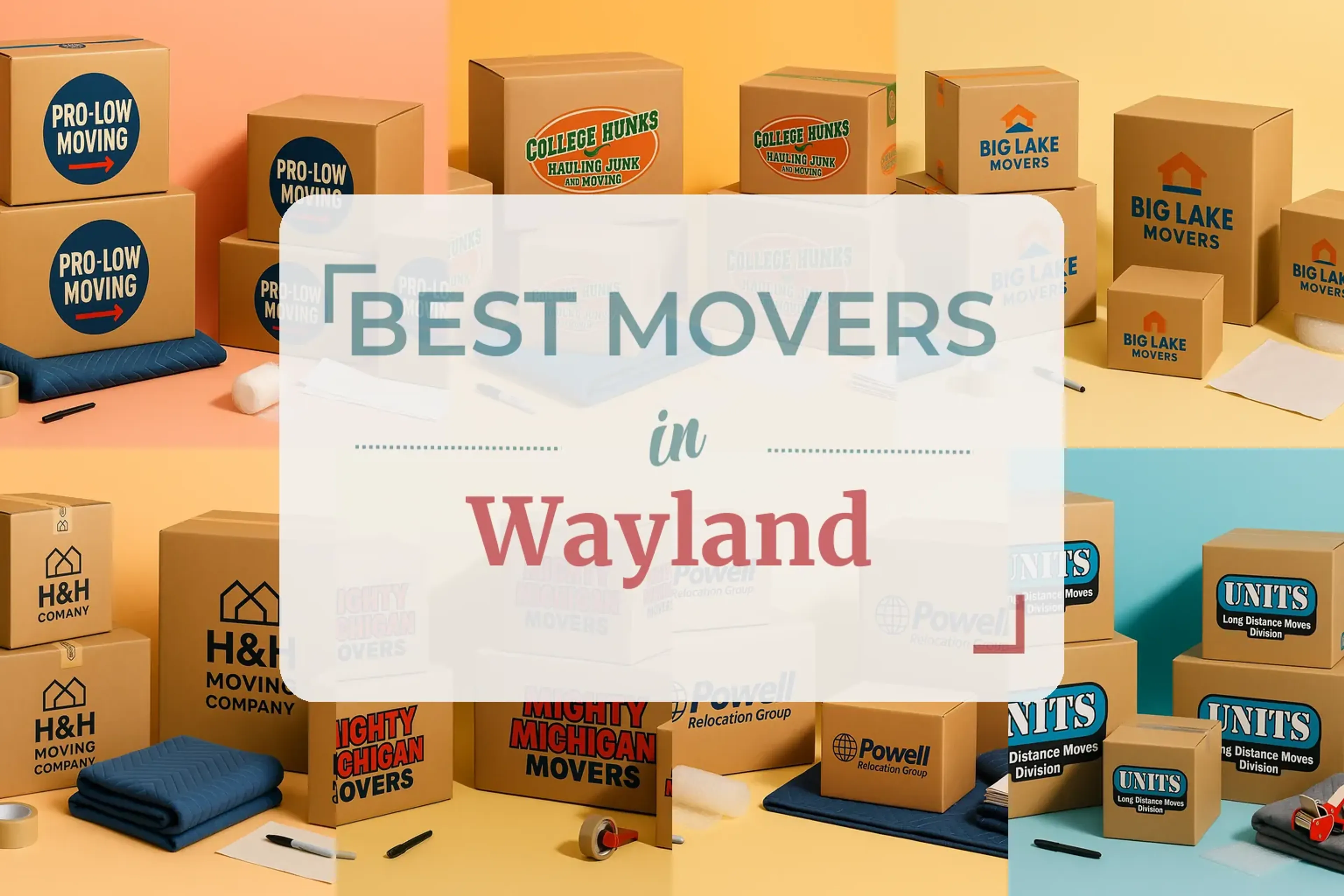 Side-by-side comparison of Wayland moving companies