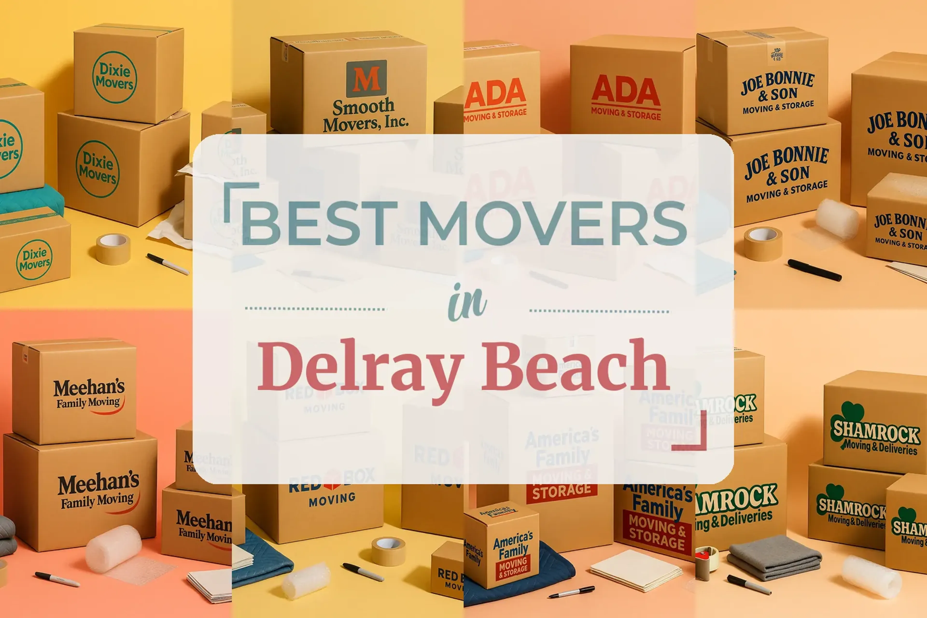 Side-by-side comparison of Delray Beach moving companies