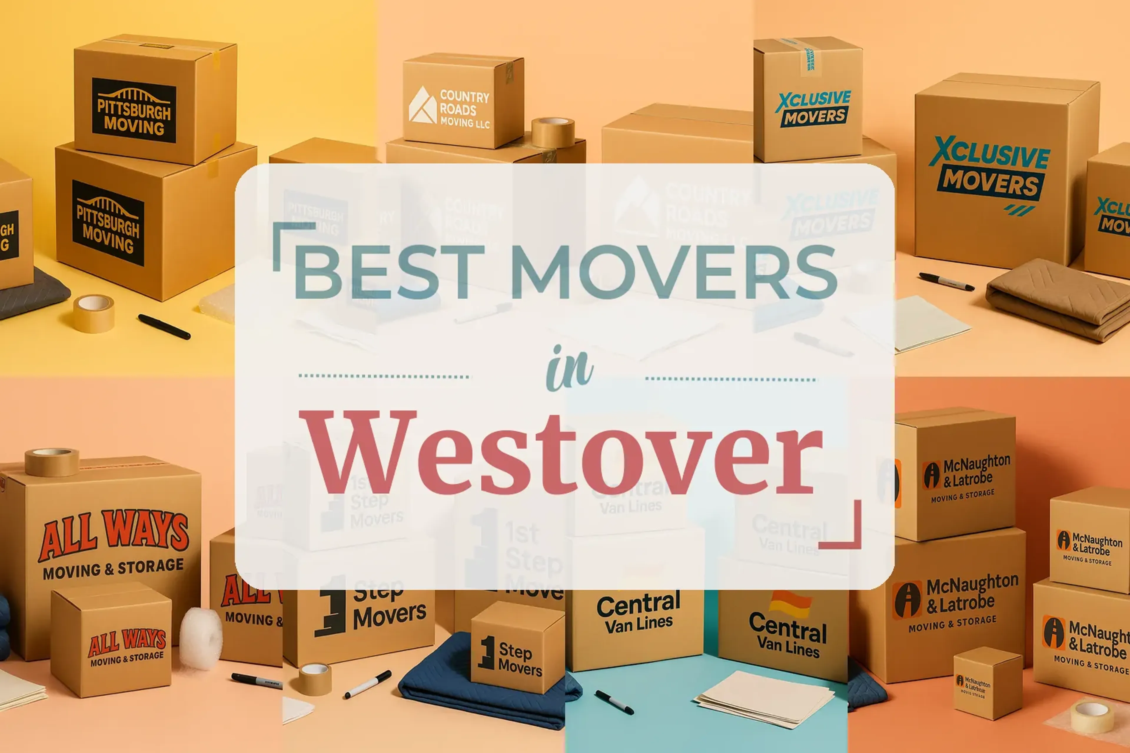Side-by-side comparison of Westover moving companies