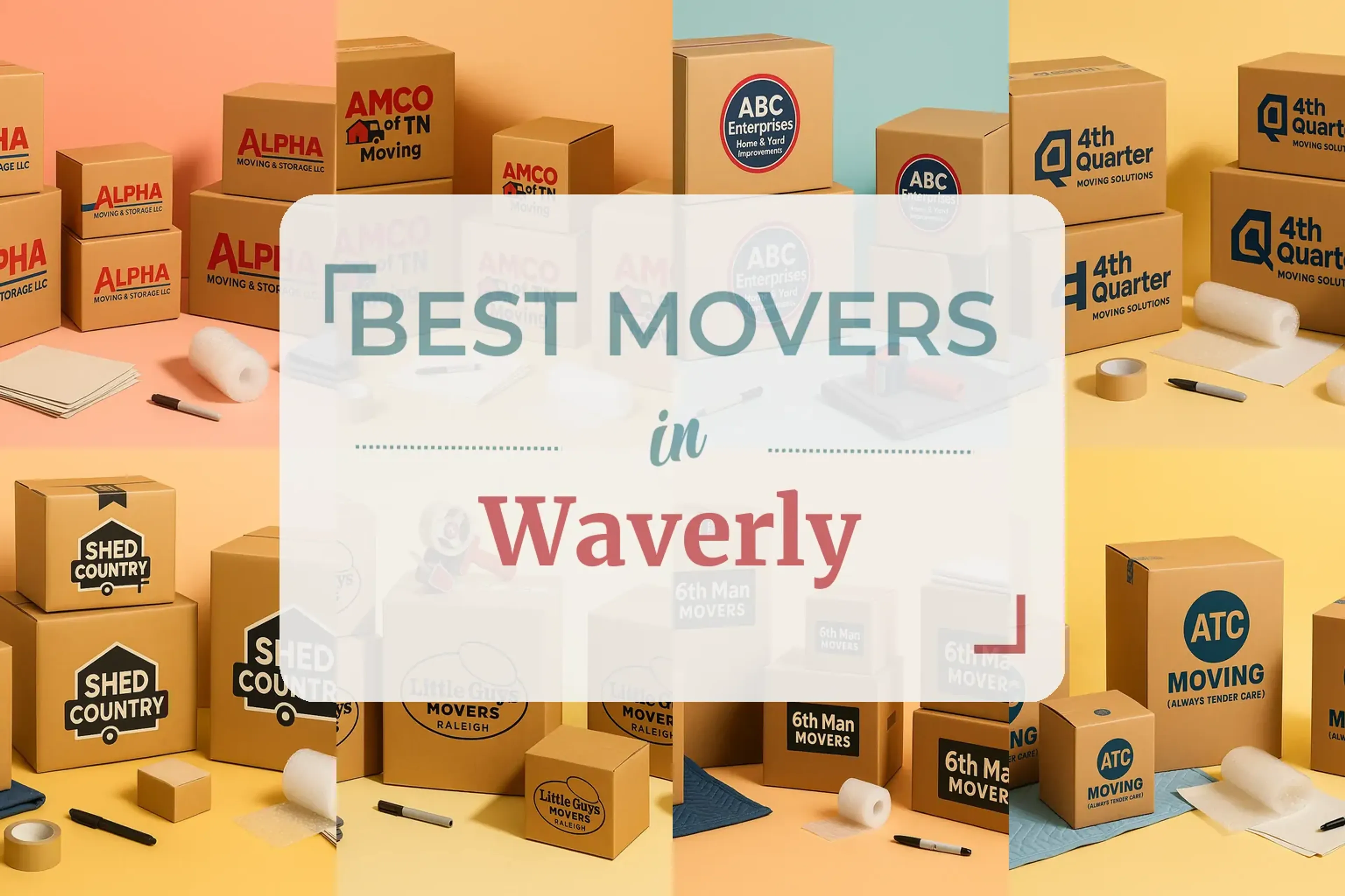Side-by-side comparison of Waverly moving companies