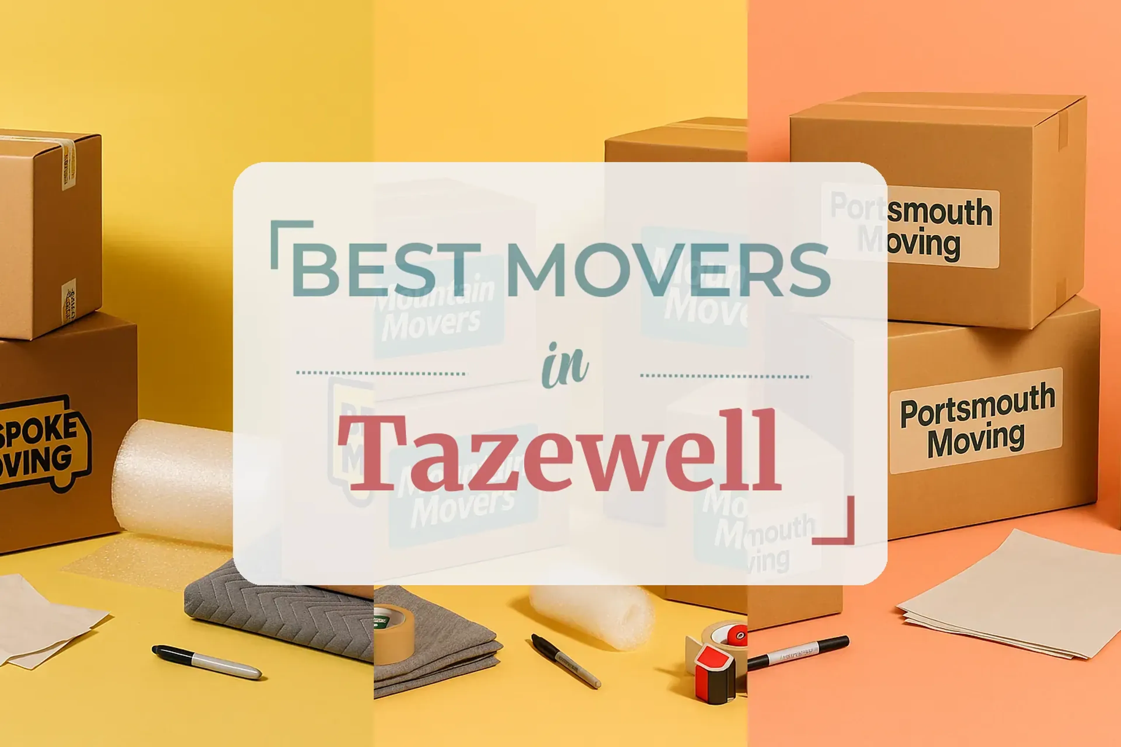 Side-by-side comparison of Tazewell moving companies