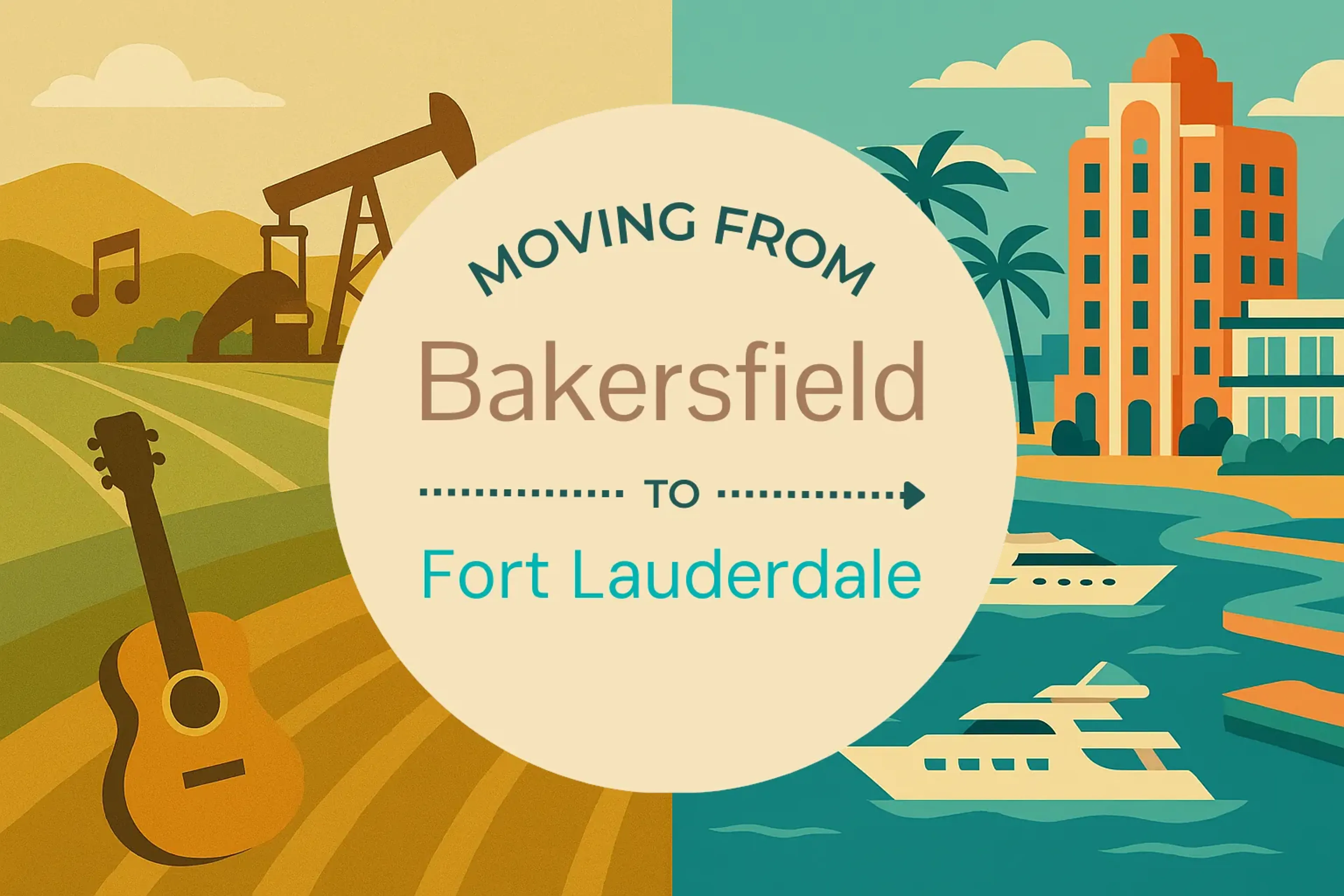 Side-by-side comparison of Bakersfield to Fort Lauderdale moving companies