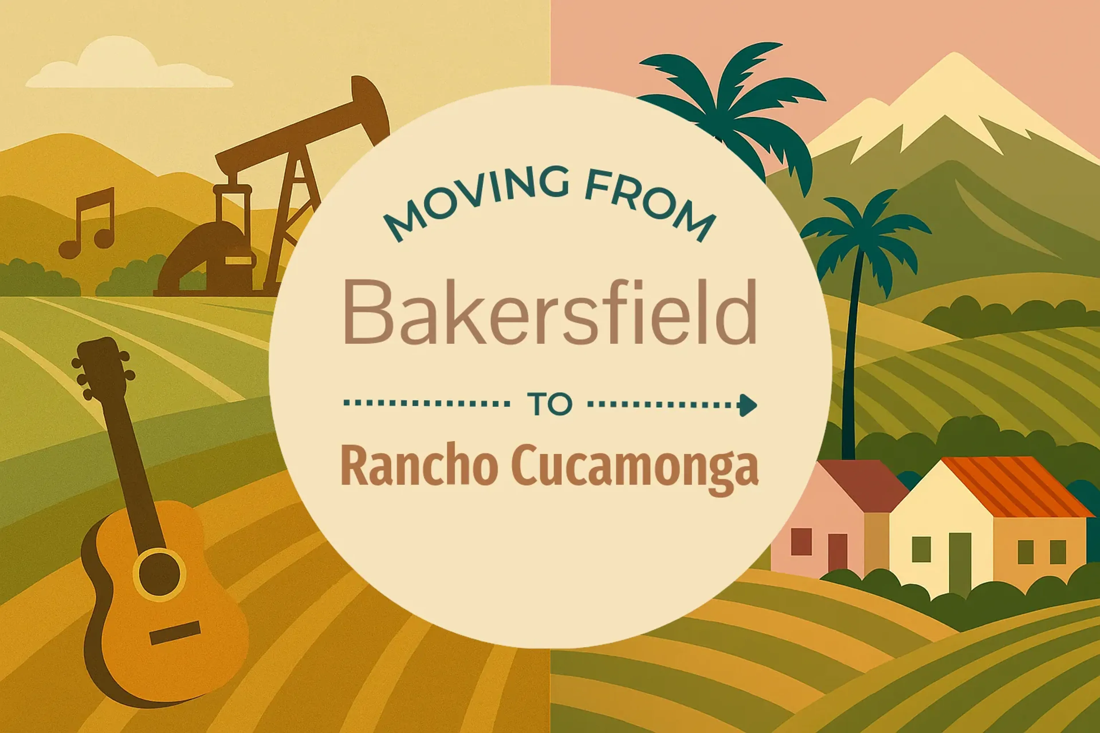 Side-by-side comparison of Bakersfield to Rancho Cucamonga moving companies