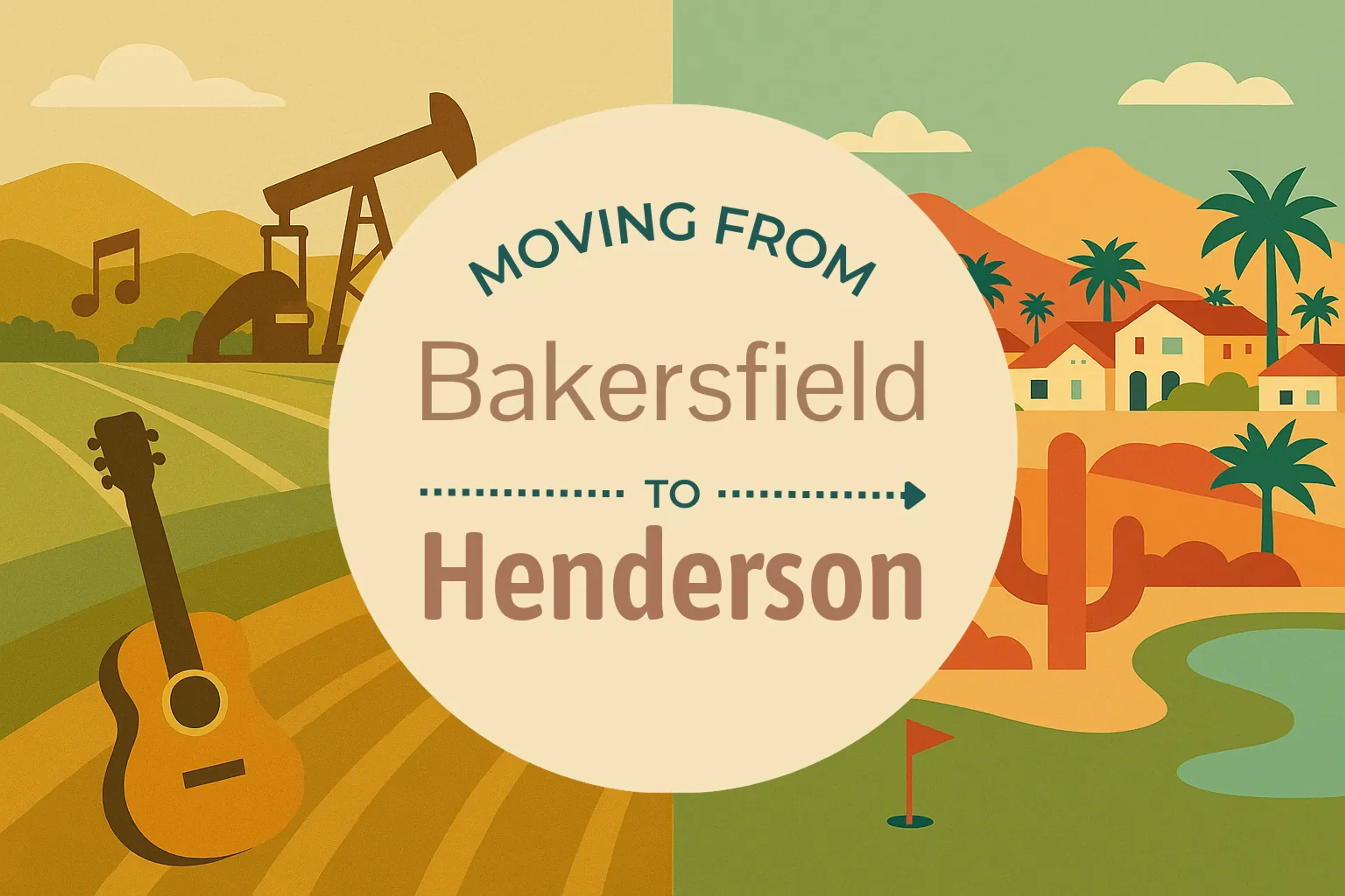 Side-by-side comparison of Bakersfield to Henderson moving companies