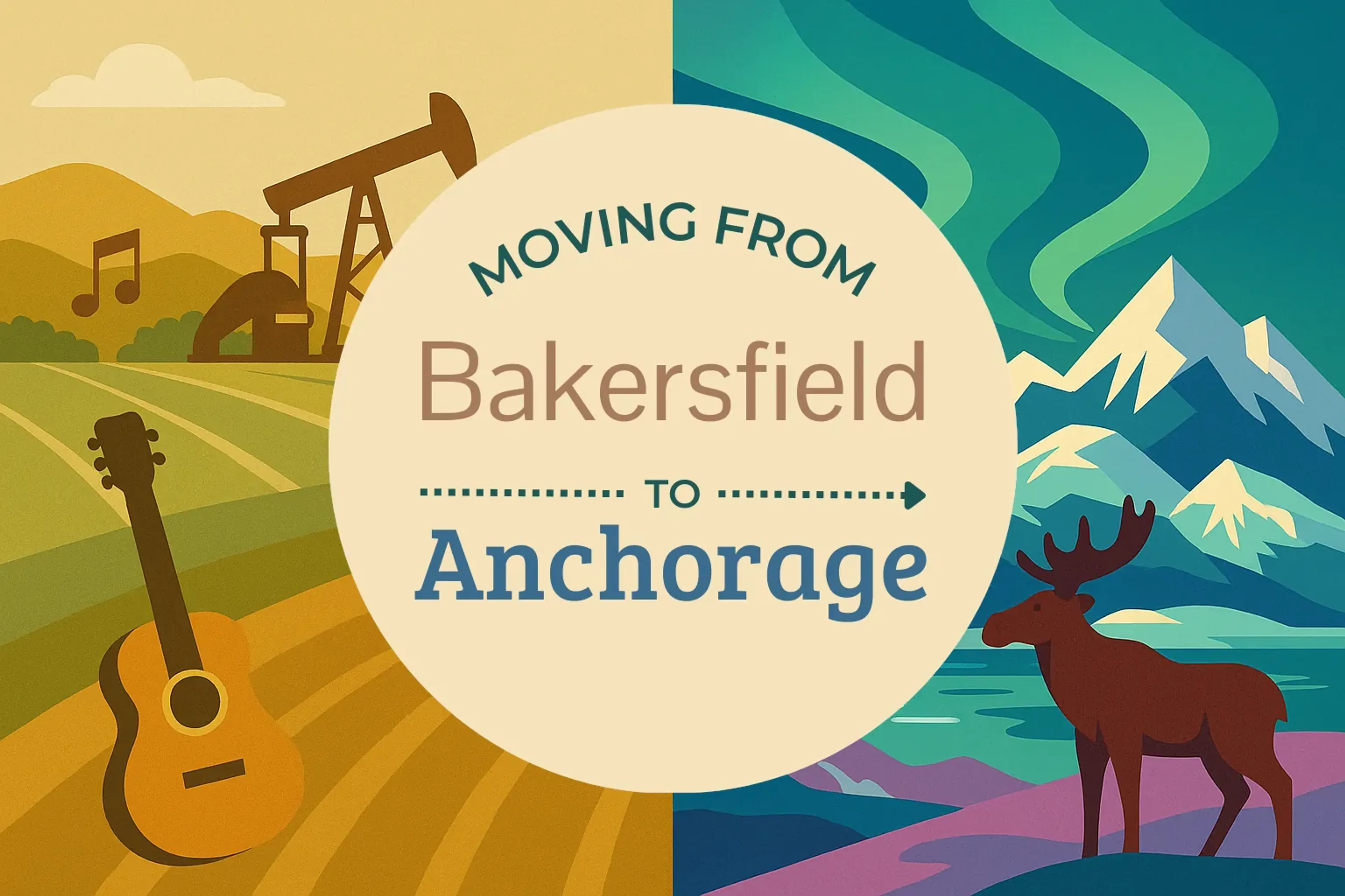 Side-by-side comparison of Bakersfield to Anchorage moving companies