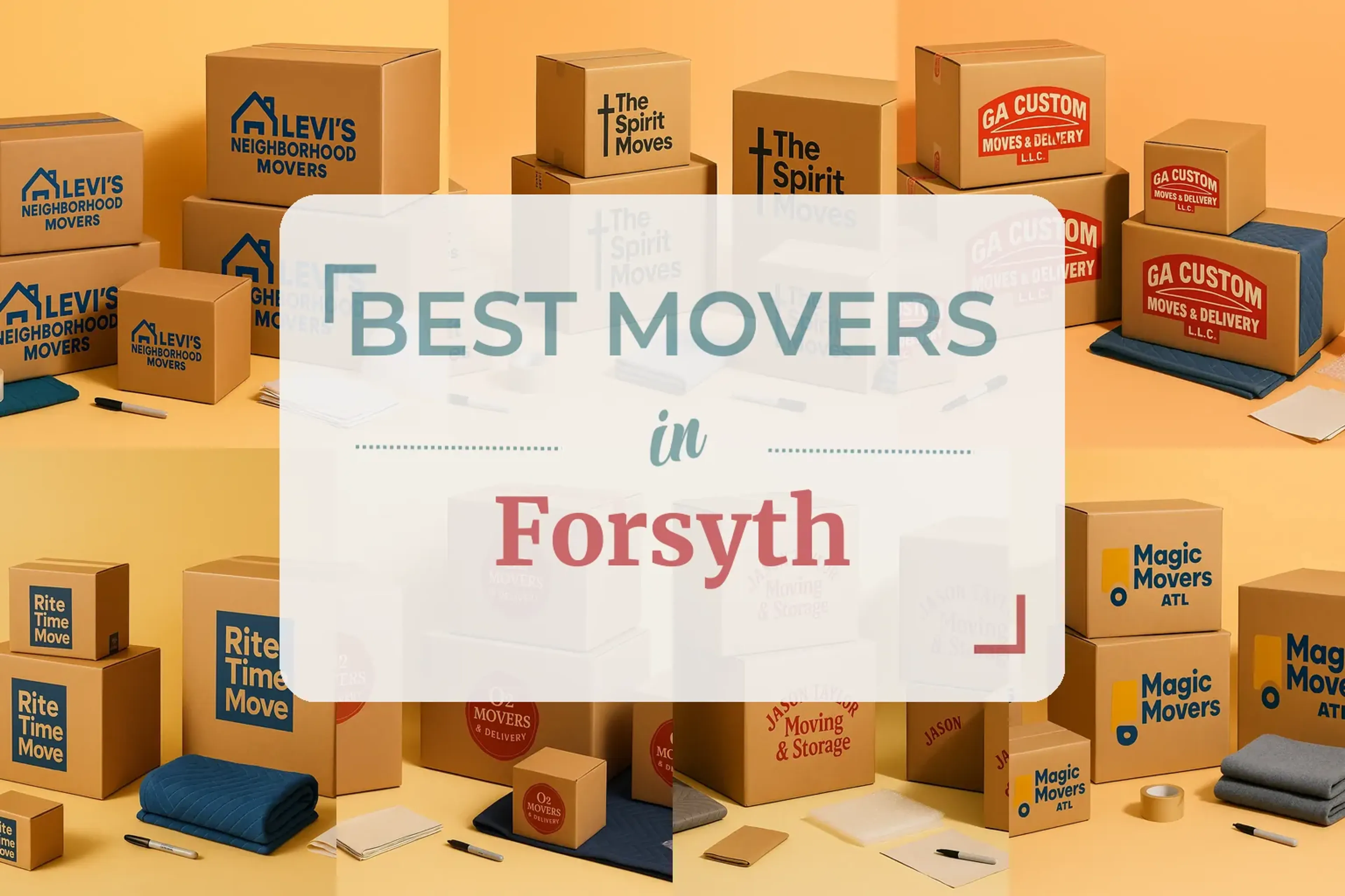 Side-by-side comparison of Forsyth moving companies