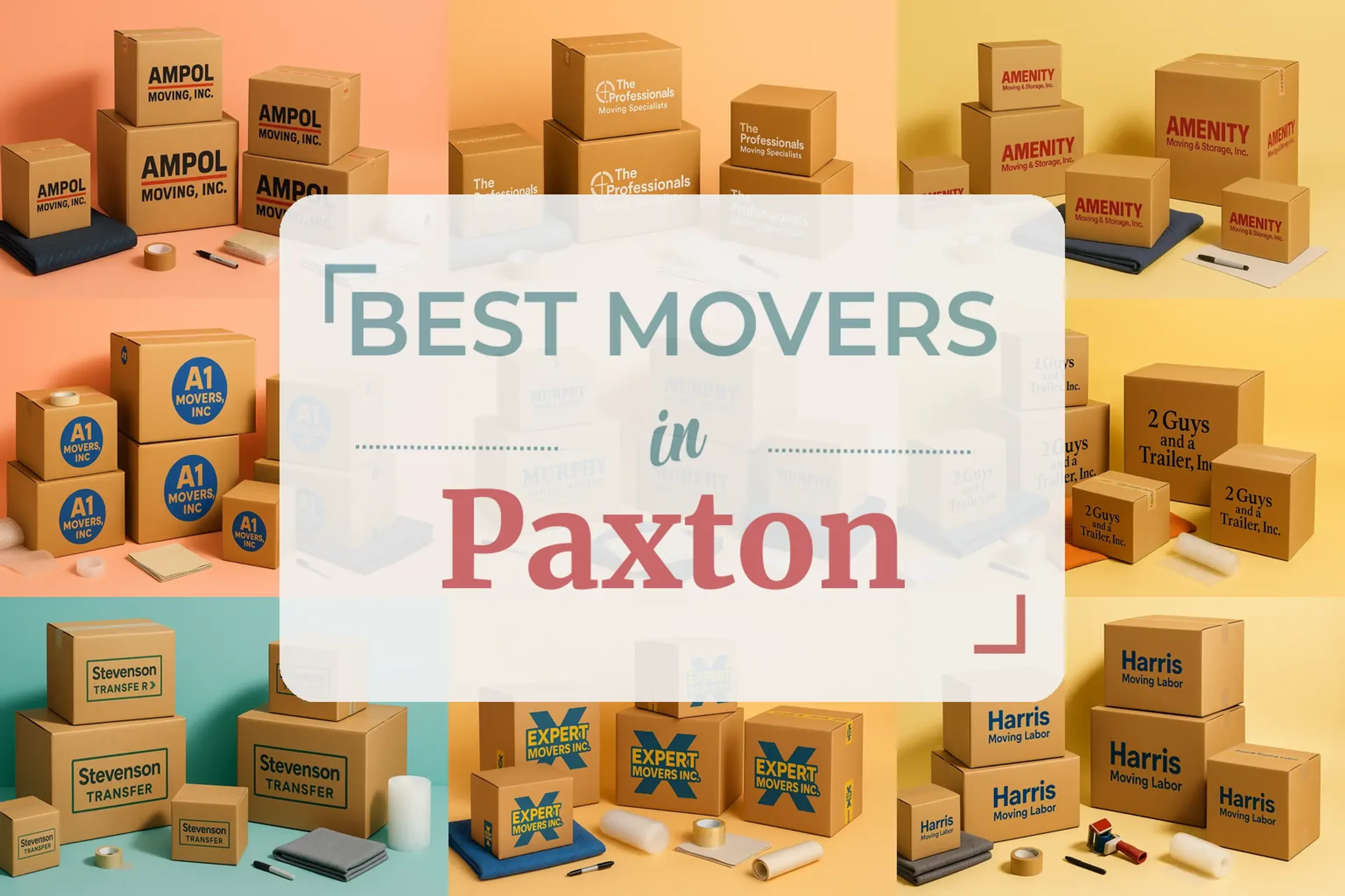 Side-by-side comparison of Paxton moving companies