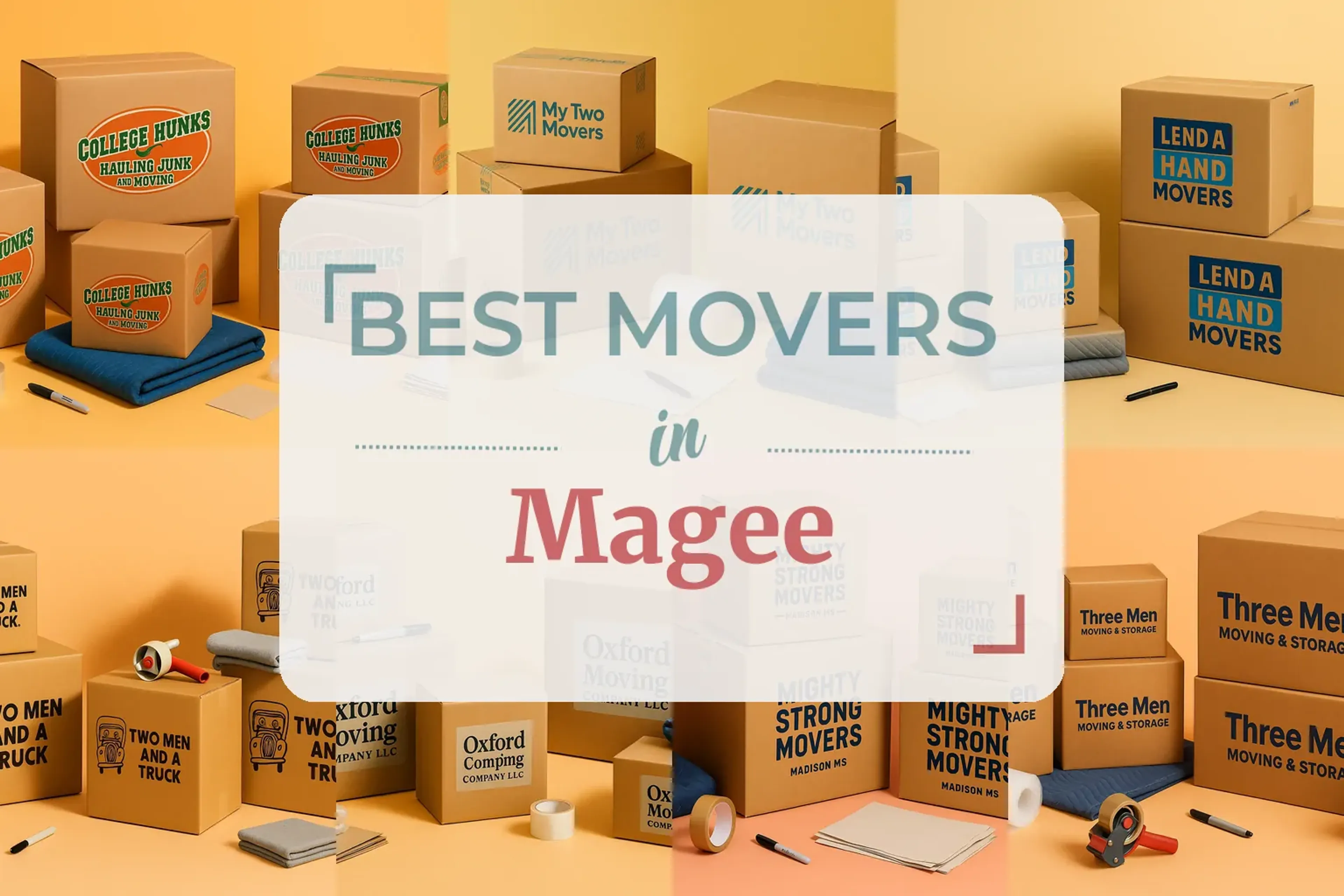 Side-by-side comparison of Magee moving companies