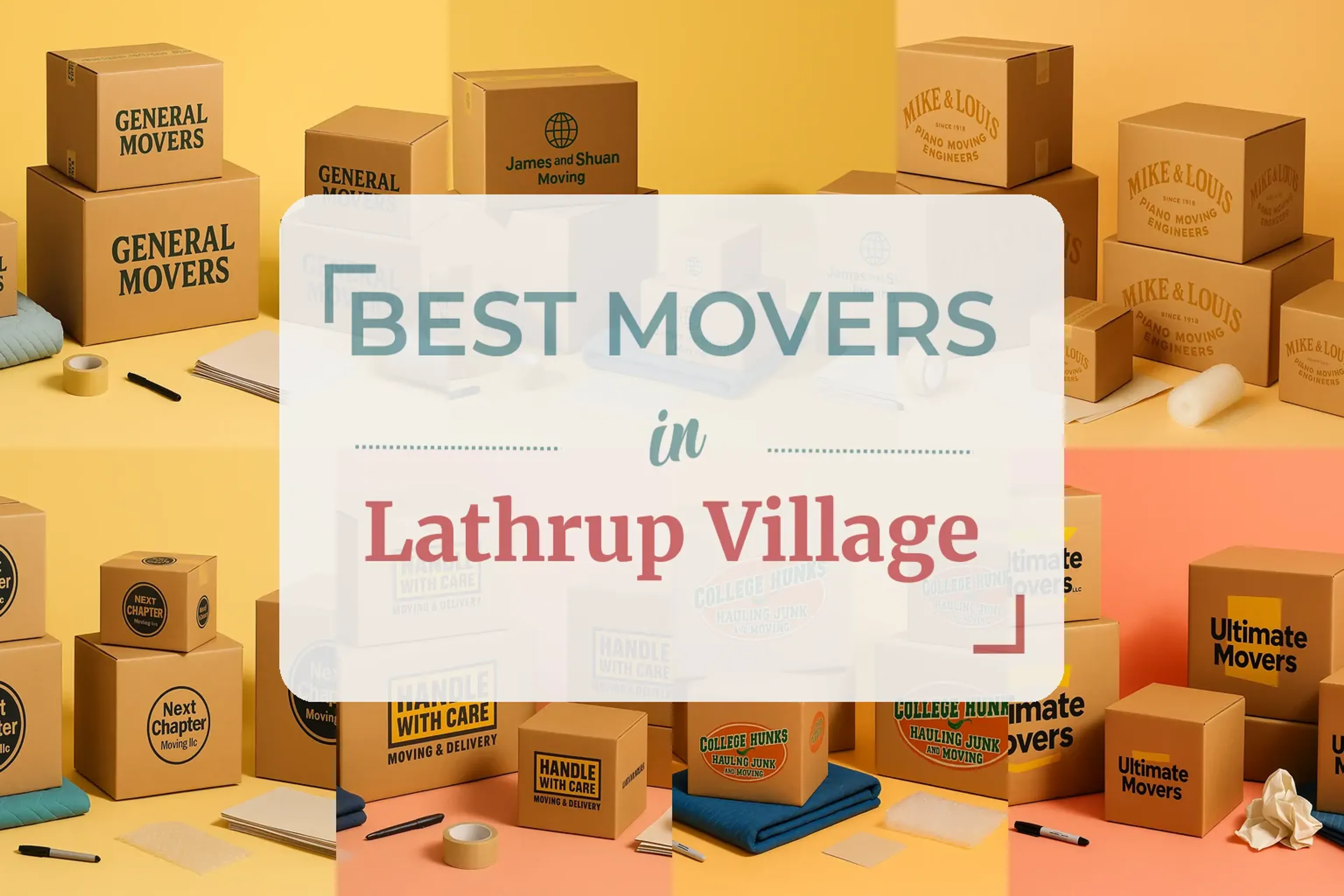Side-by-side comparison of Lathrup Village moving companies