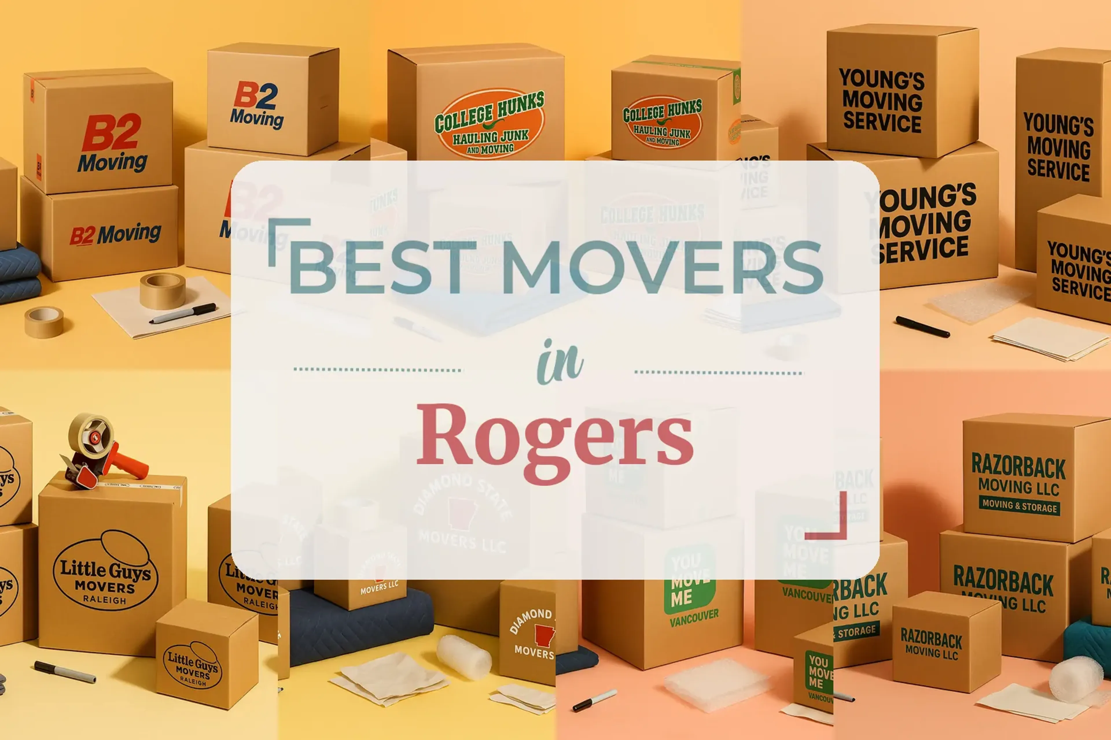 Side-by-side comparison of Rogers moving companies