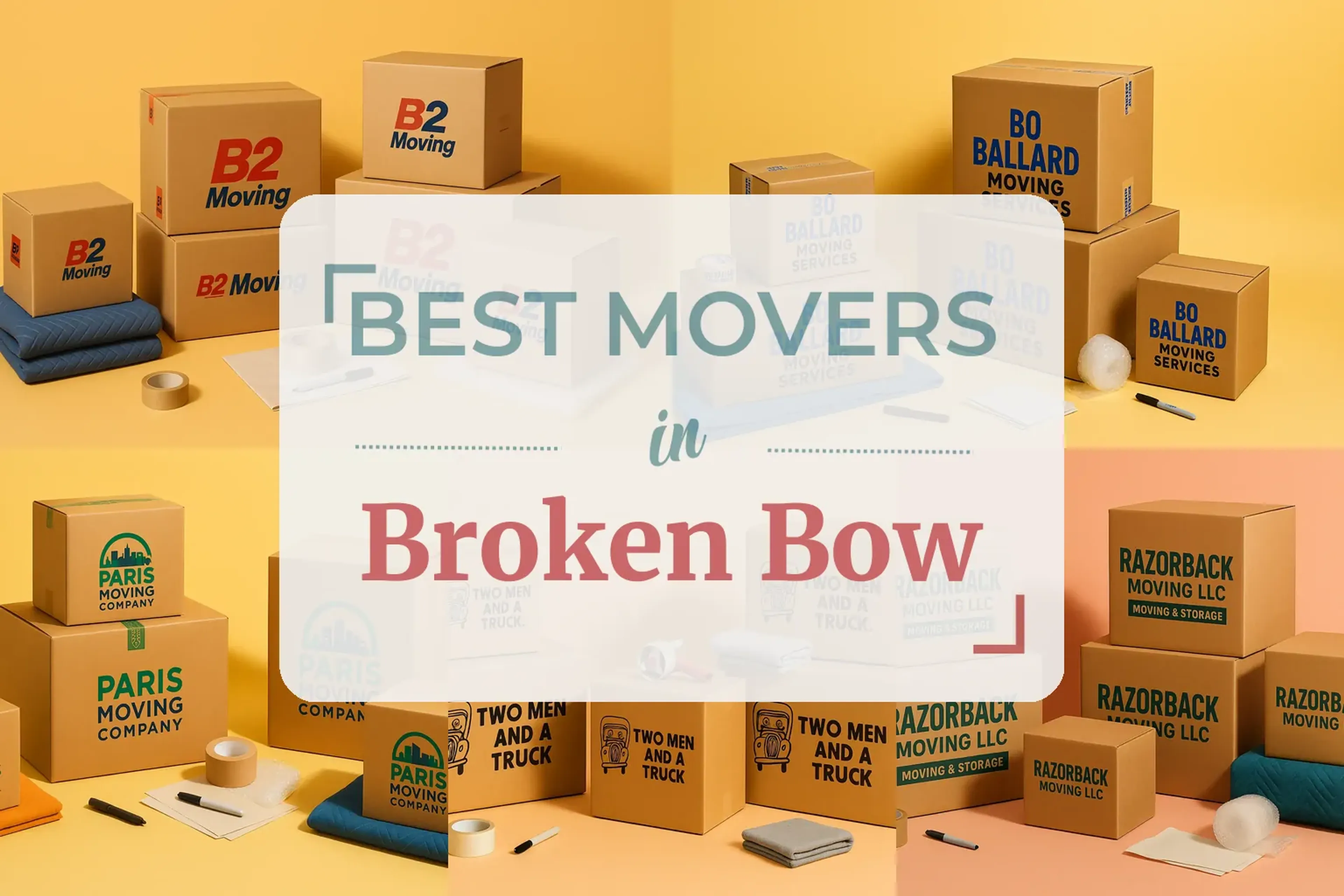Side-by-side comparison of Broken Bow moving companies