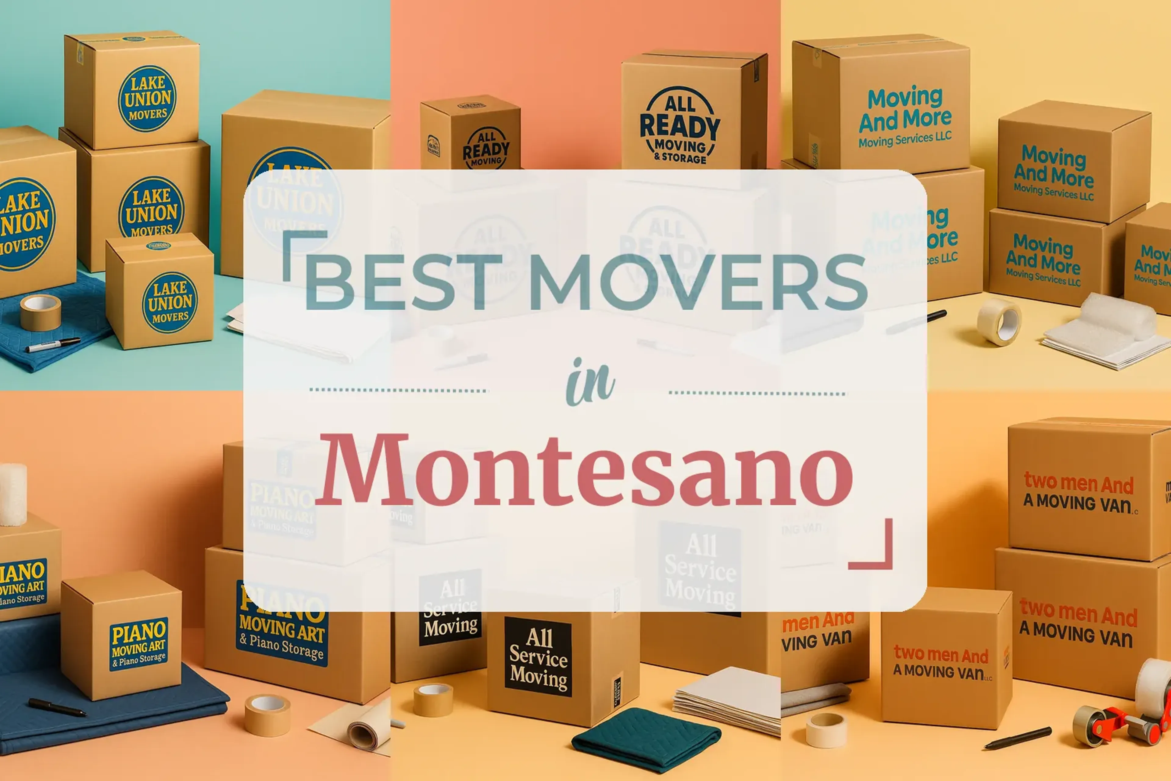 Side-by-side comparison of Montesano moving companies