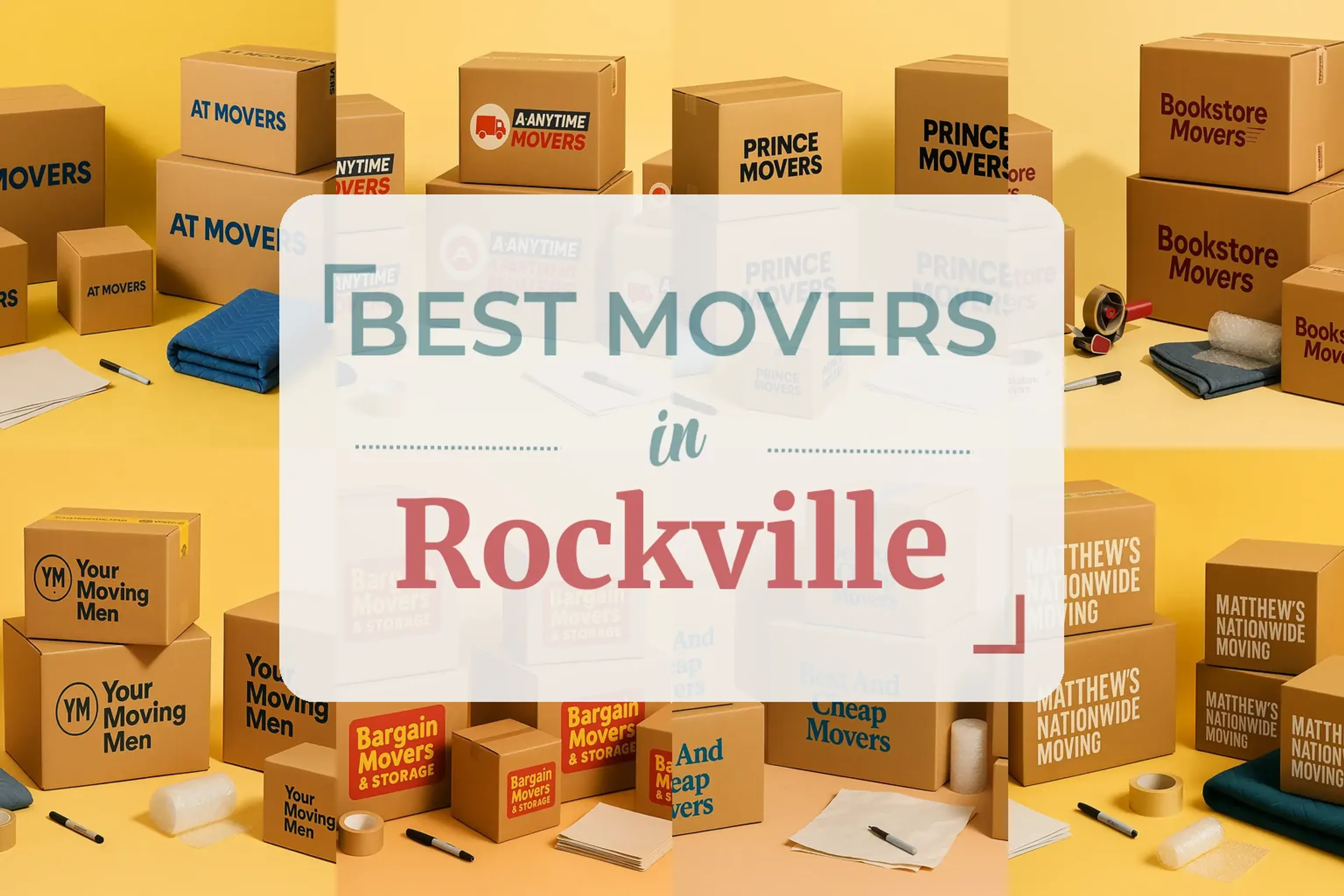 Side-by-side comparison of Rockville moving companies