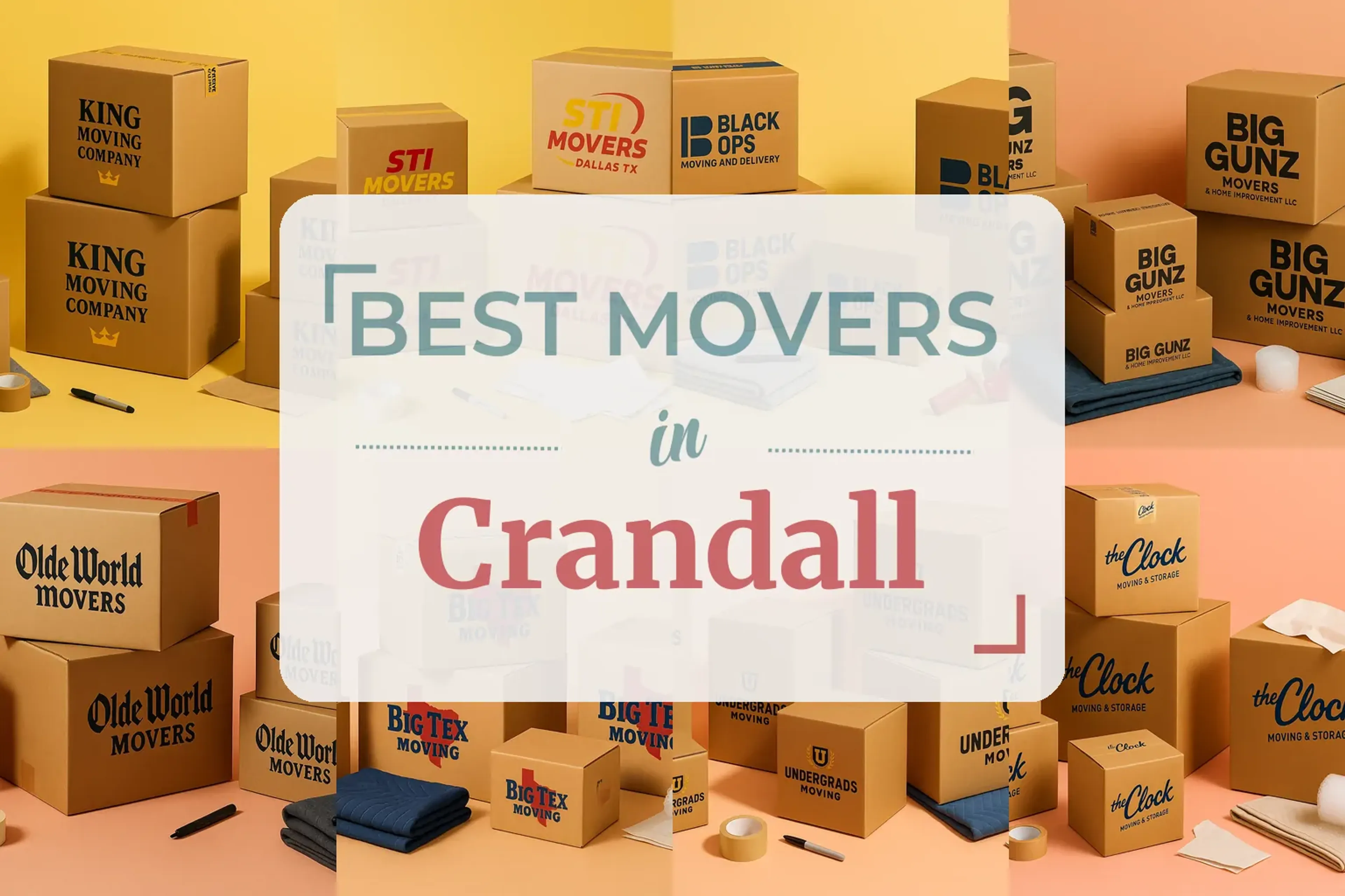 Side-by-side comparison of Crandall moving companies