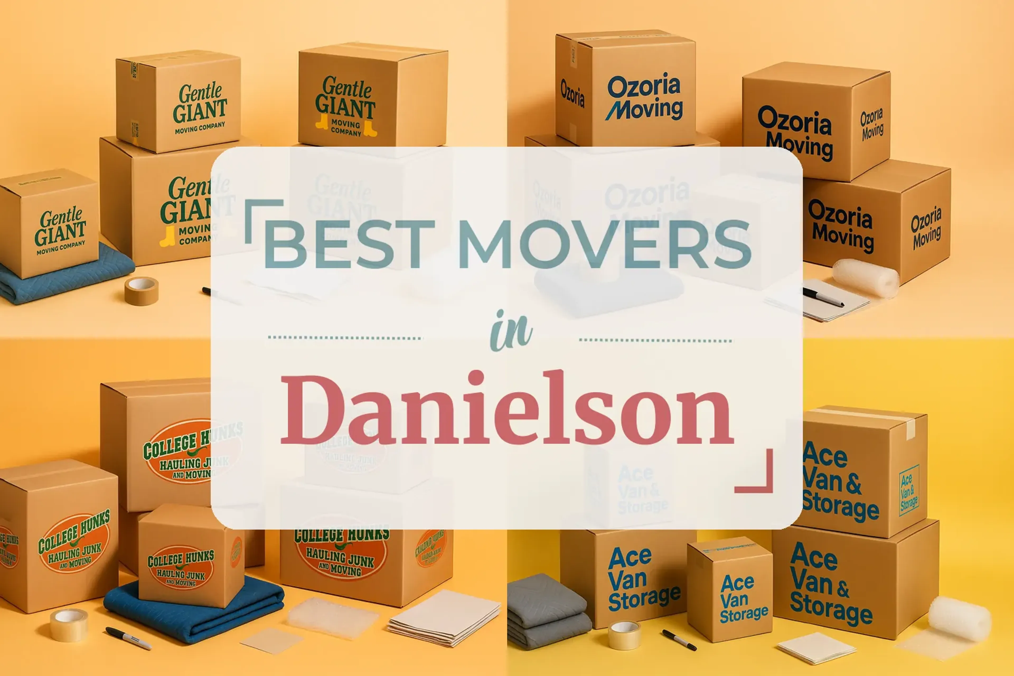 Side-by-side comparison of Danielson moving companies