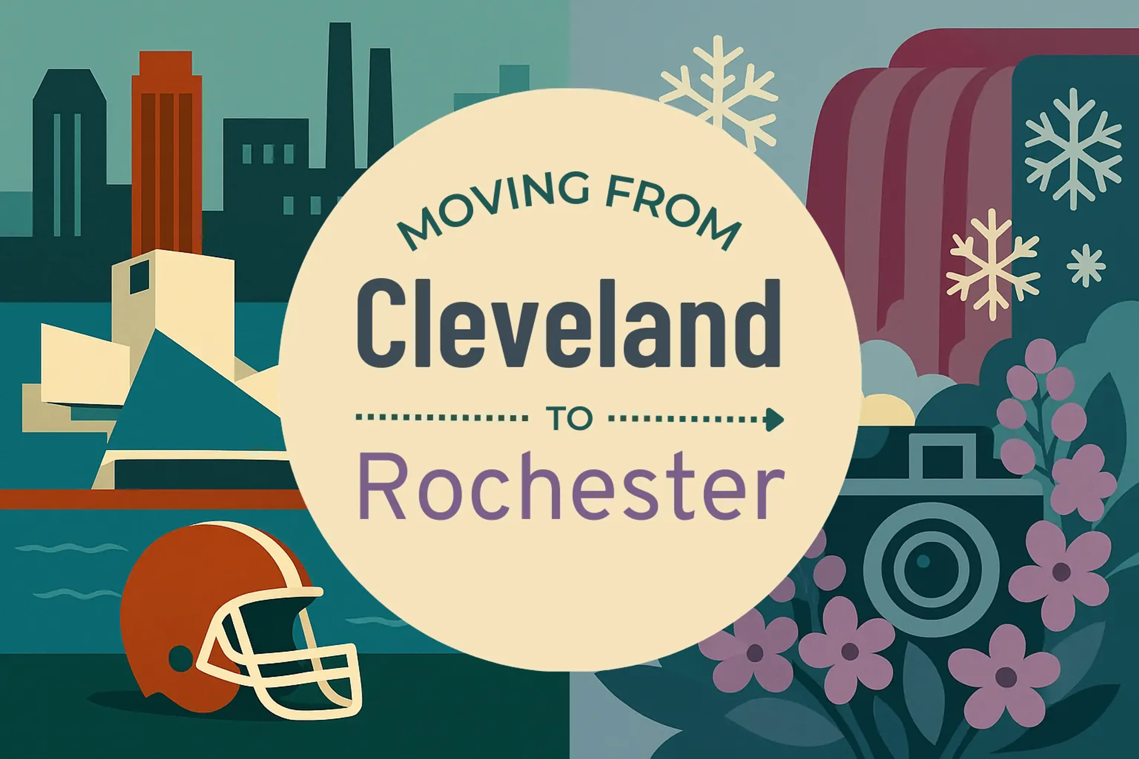 Side-by-side comparison of Cleveland to Rochester moving companies