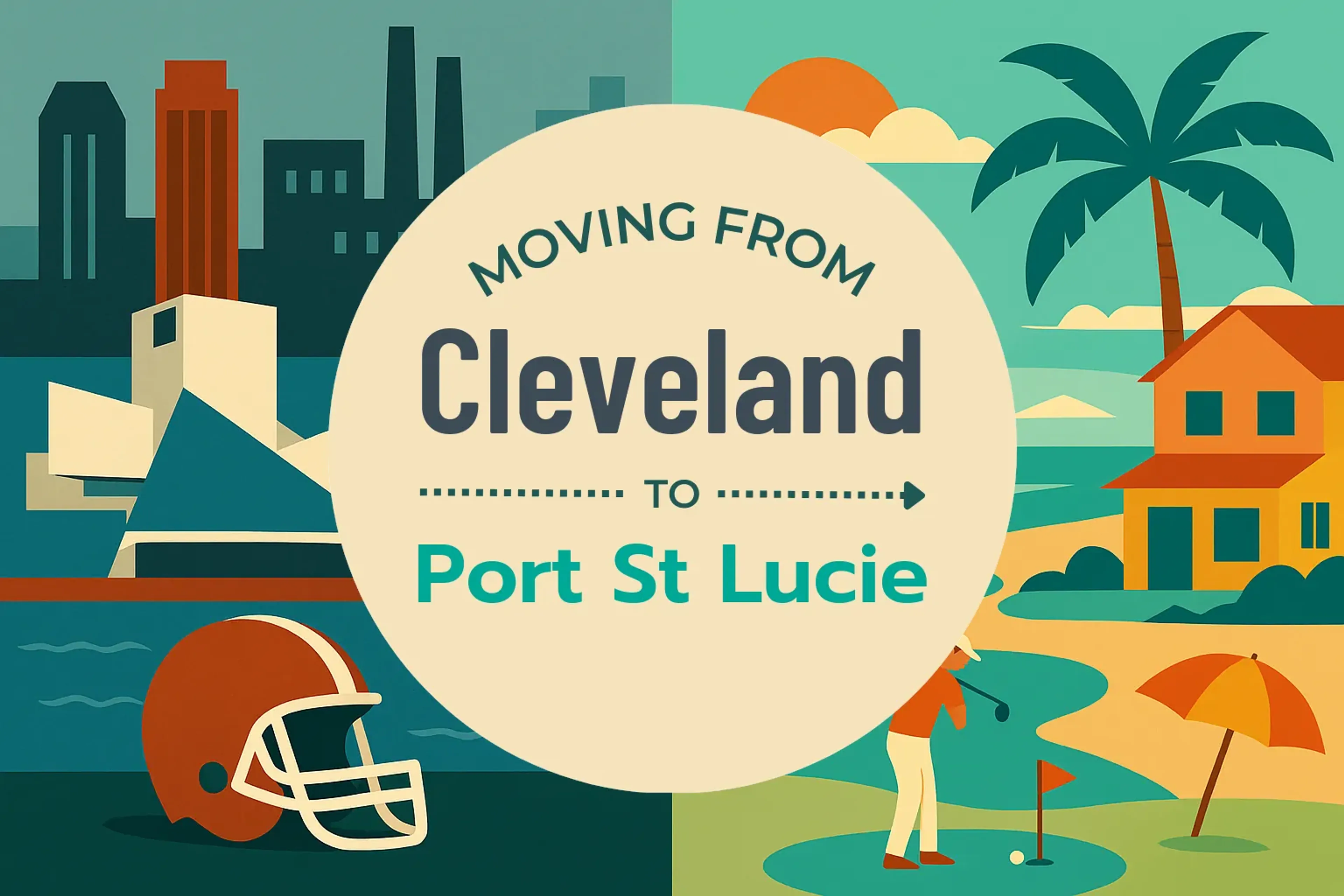 Side-by-side comparison of Cleveland to Port St. Lucie moving companies