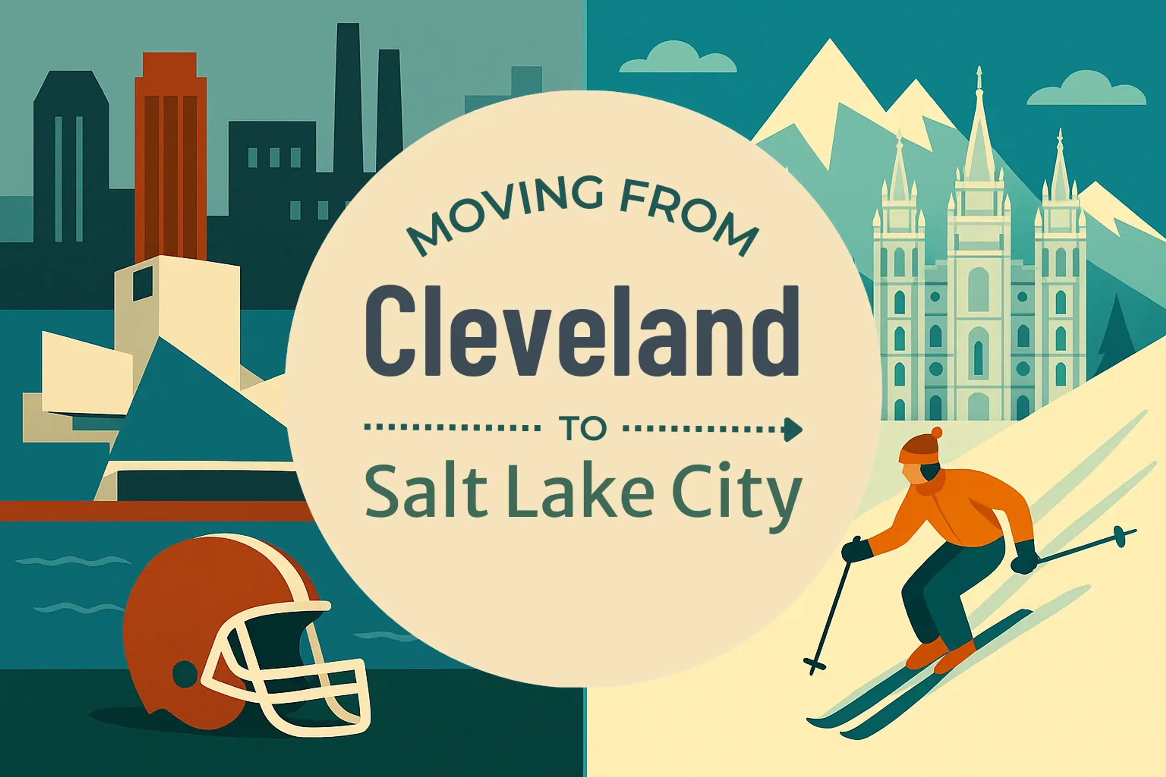 Side-by-side comparison of Cleveland to Salt Lake City moving companies