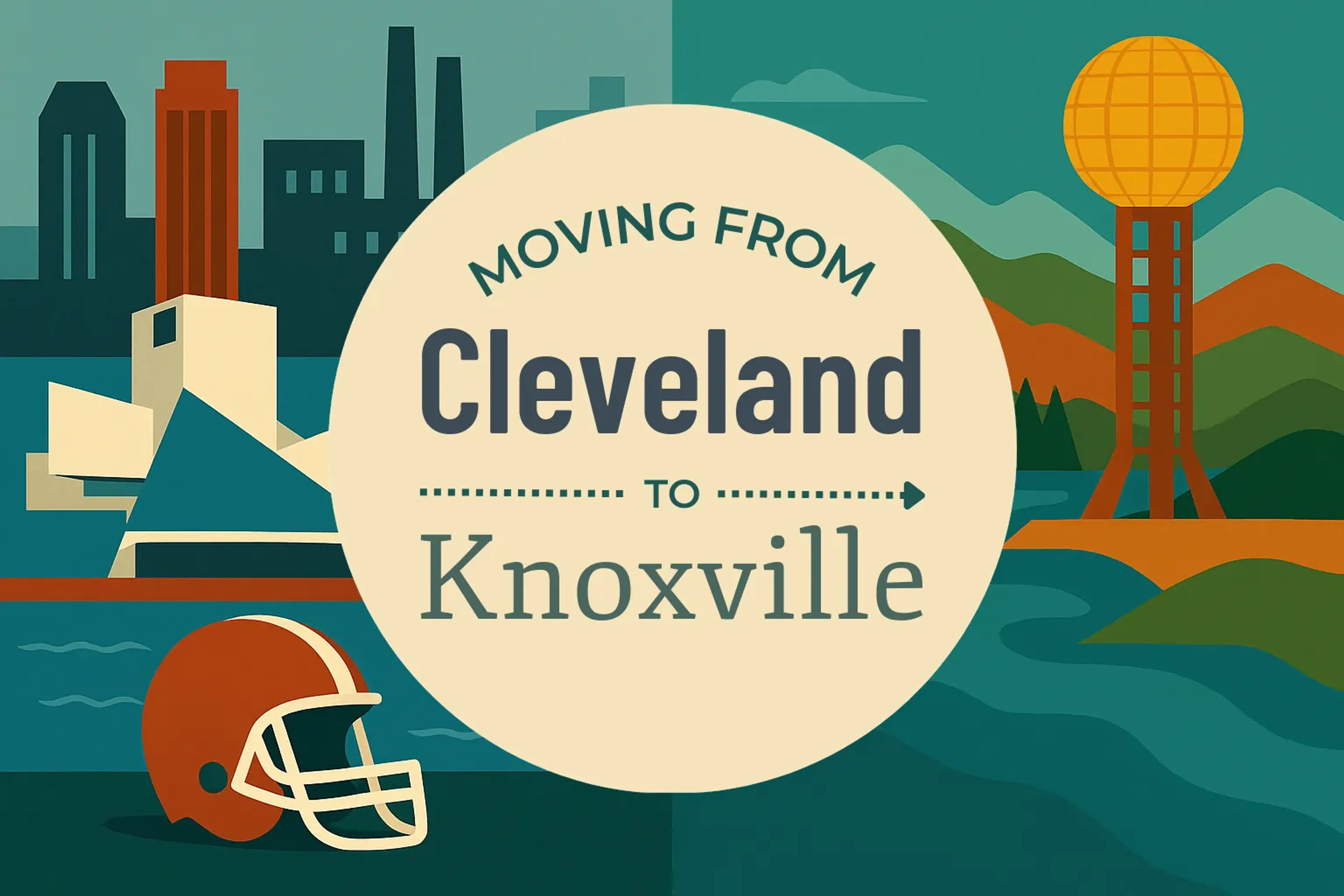 Side-by-side comparison of Cleveland to Knoxville moving companies