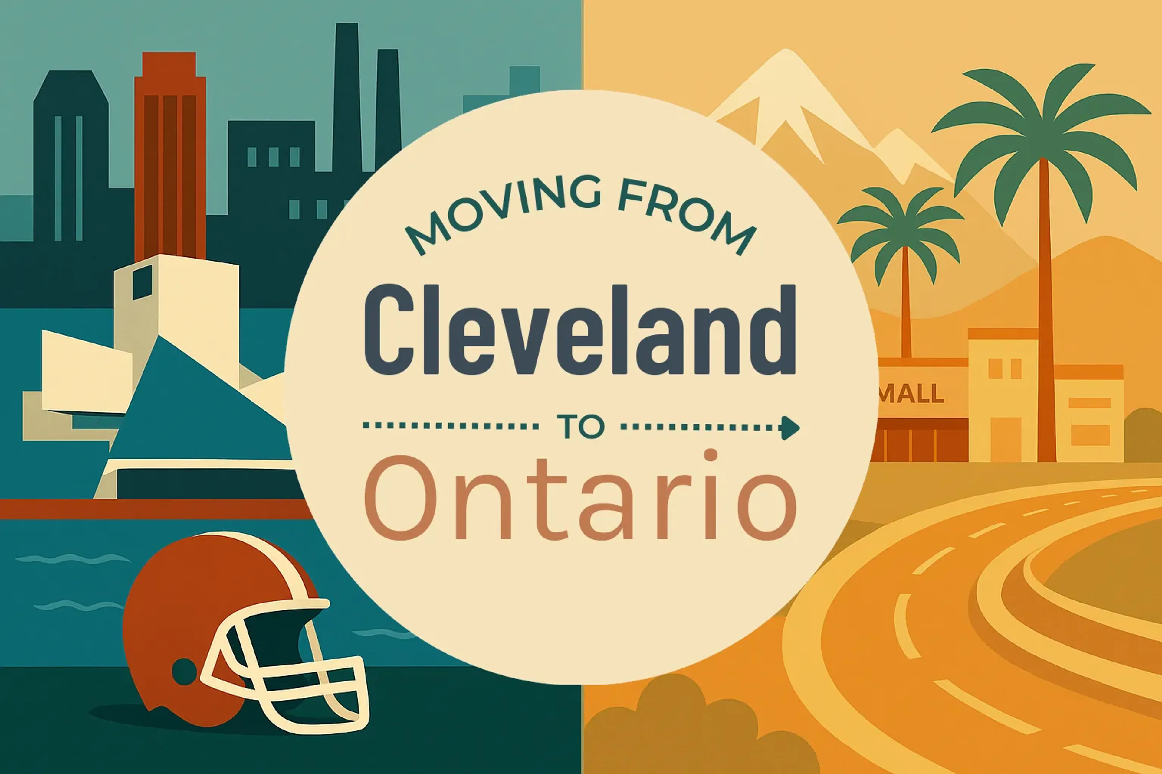 Side-by-side comparison of Cleveland to Ontario moving companies