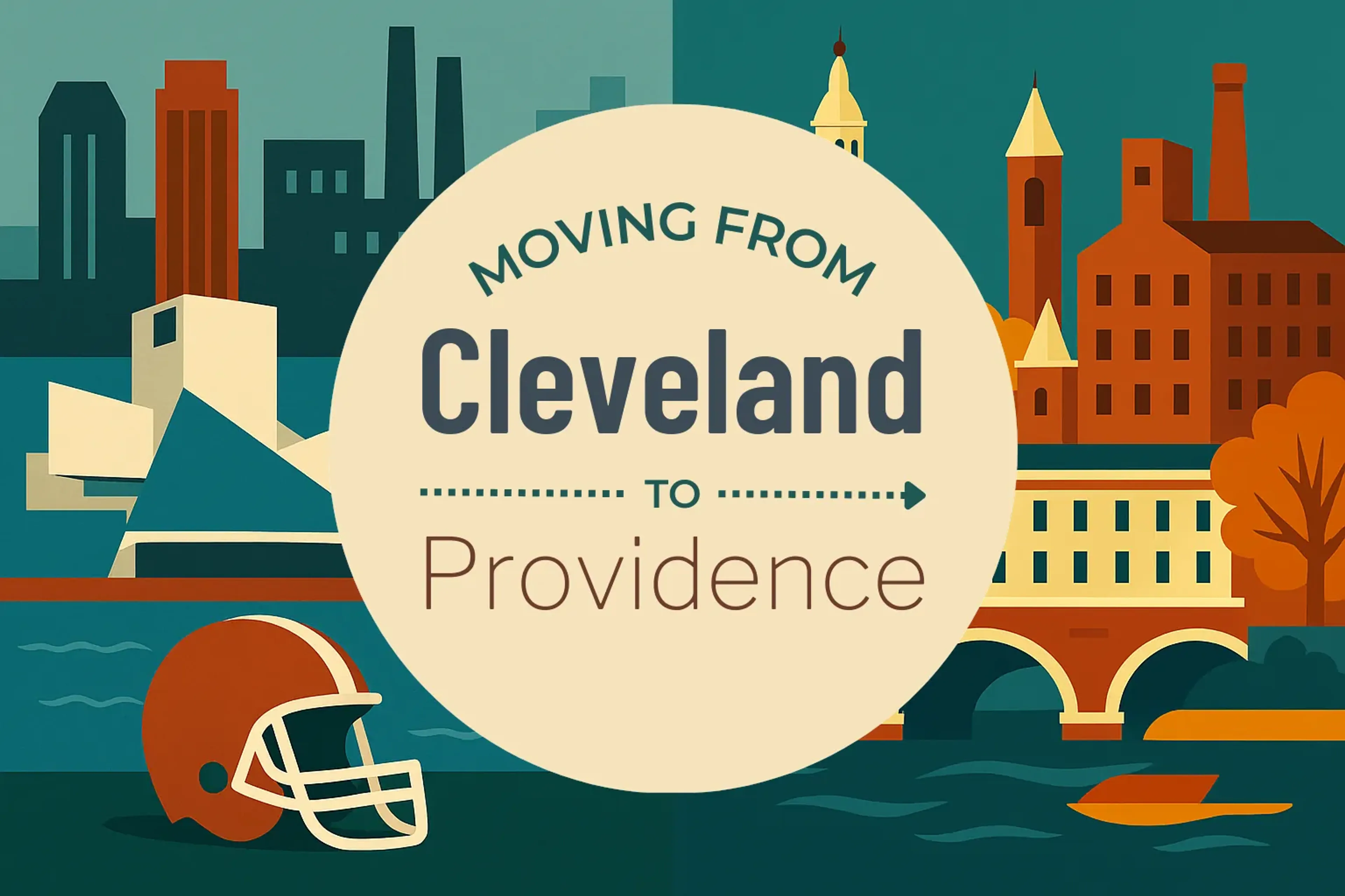 Side-by-side comparison of Cleveland to Providence moving companies