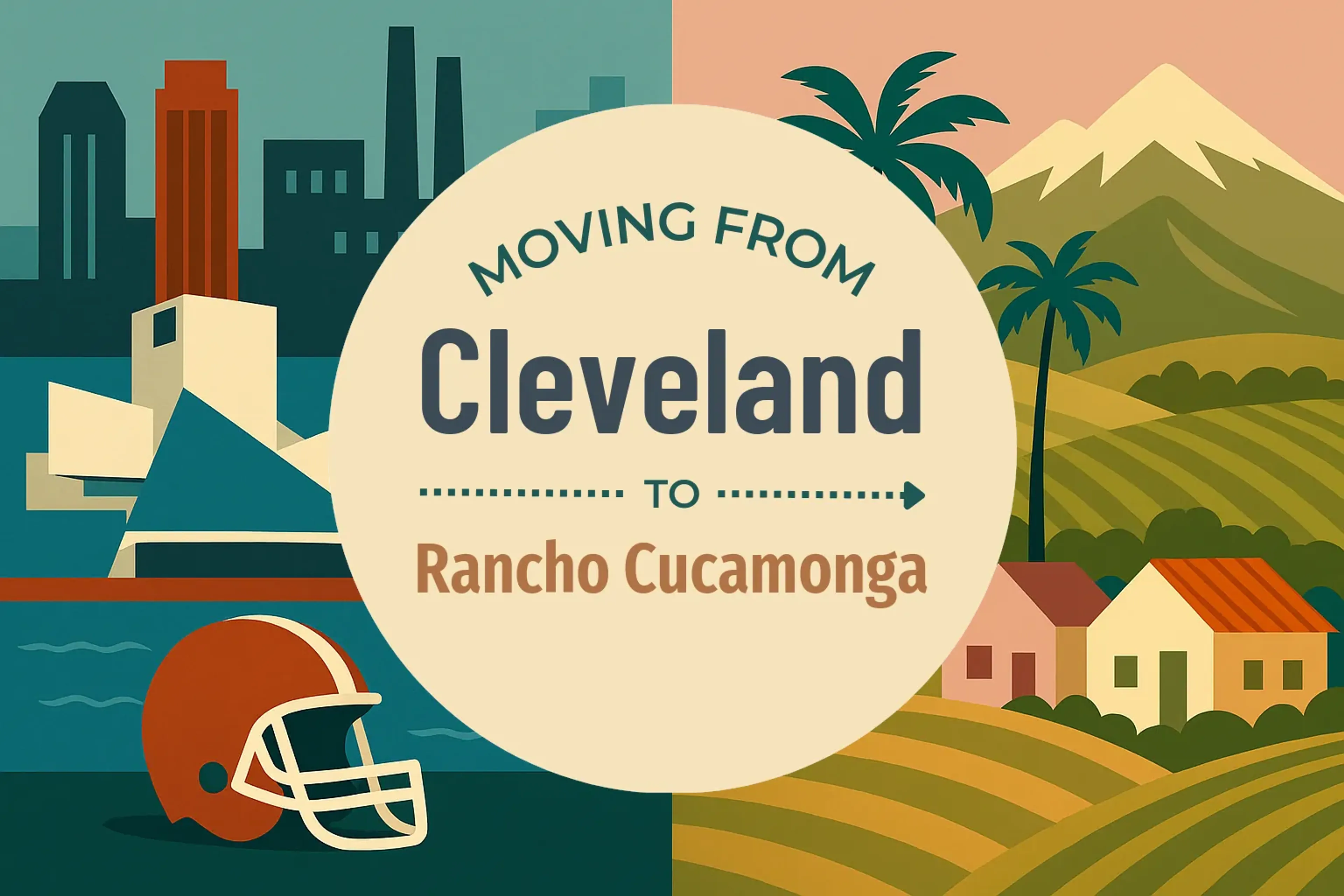 Side-by-side comparison of Cleveland to Rancho Cucamonga moving companies