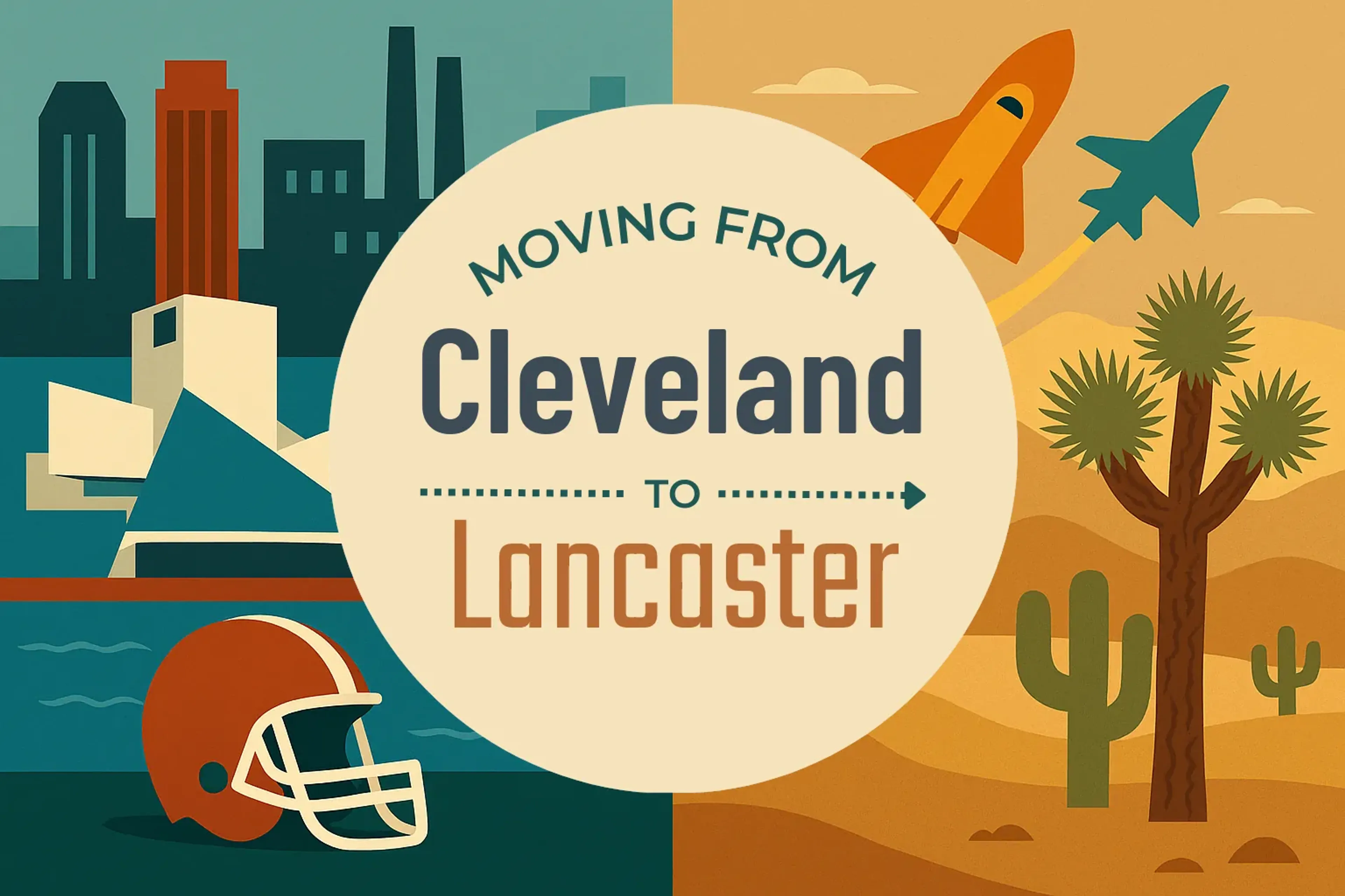 Side-by-side comparison of Cleveland to Lancaster moving companies