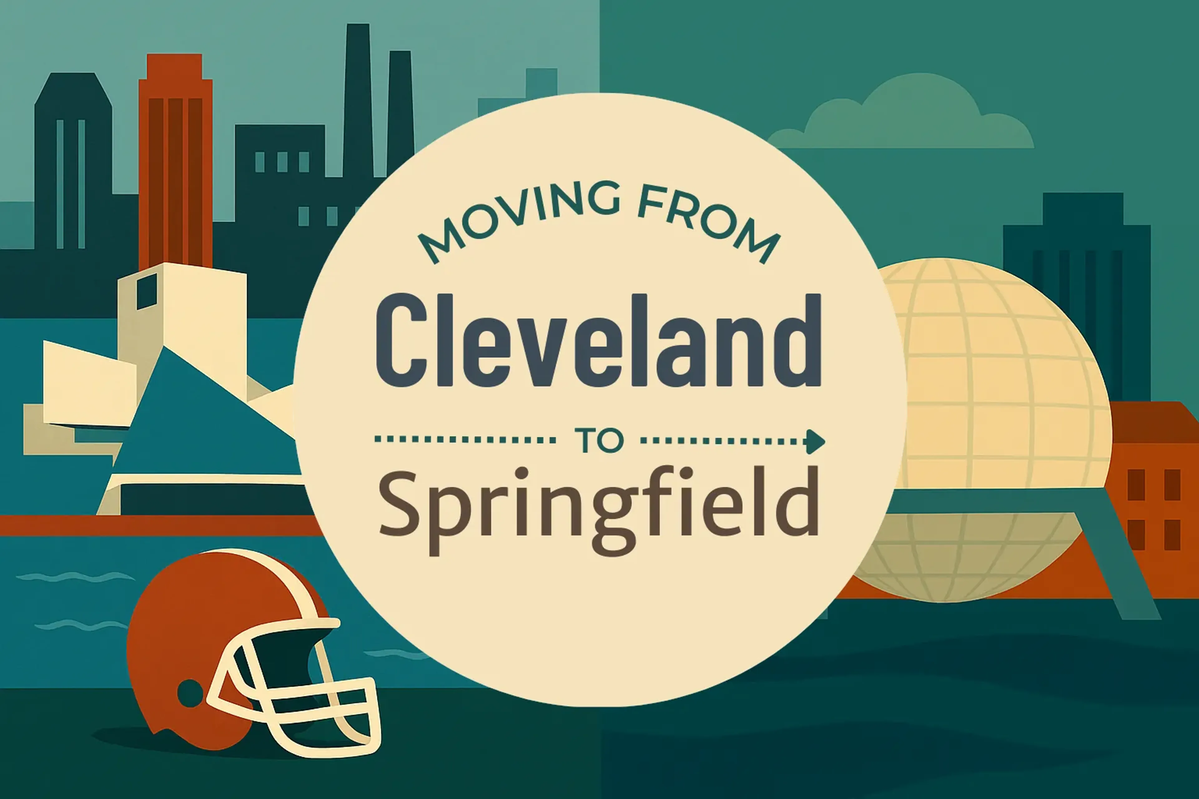 Side-by-side comparison of Cleveland to Springfield moving companies