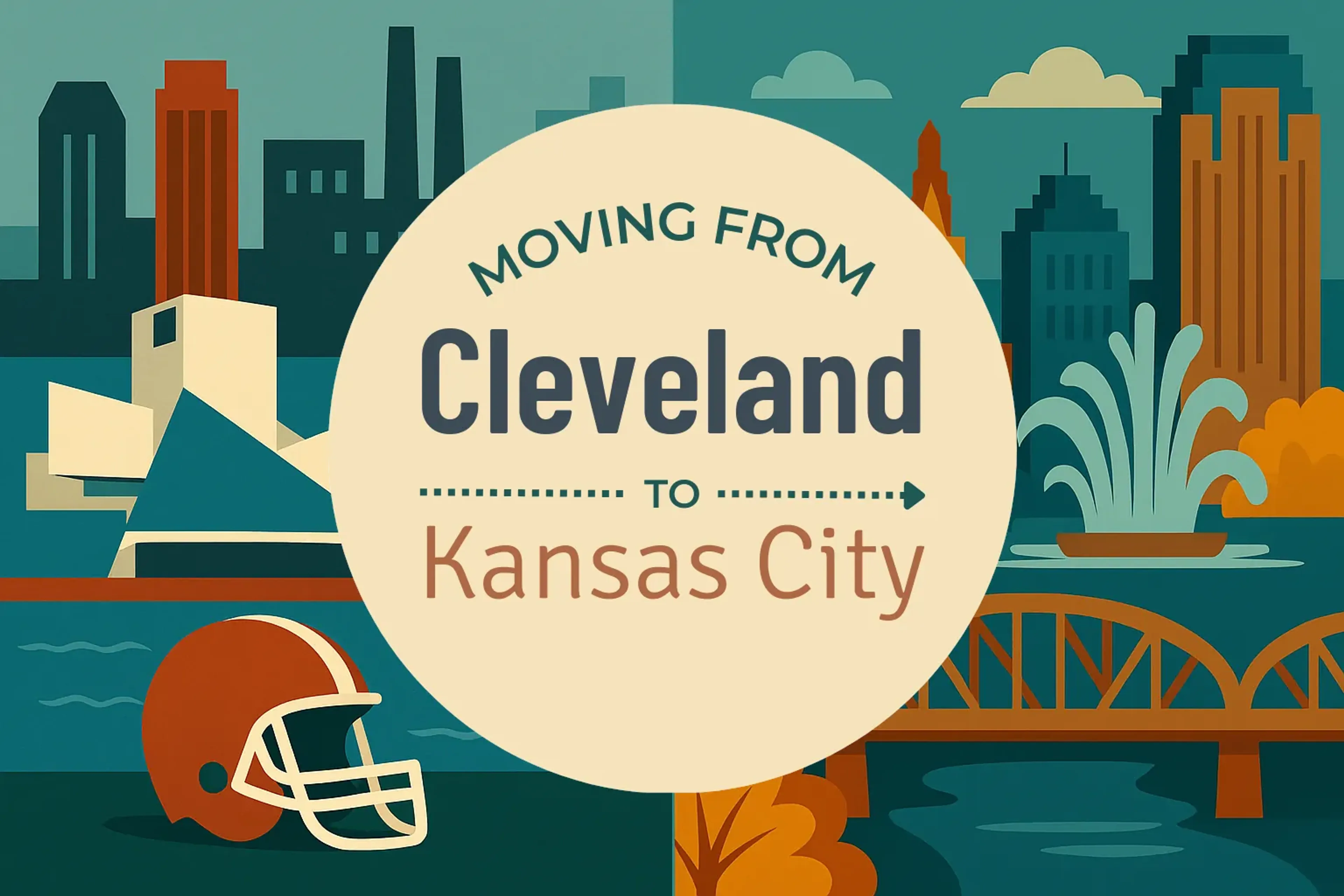 Side-by-side comparison of Cleveland to Kansas City moving companies