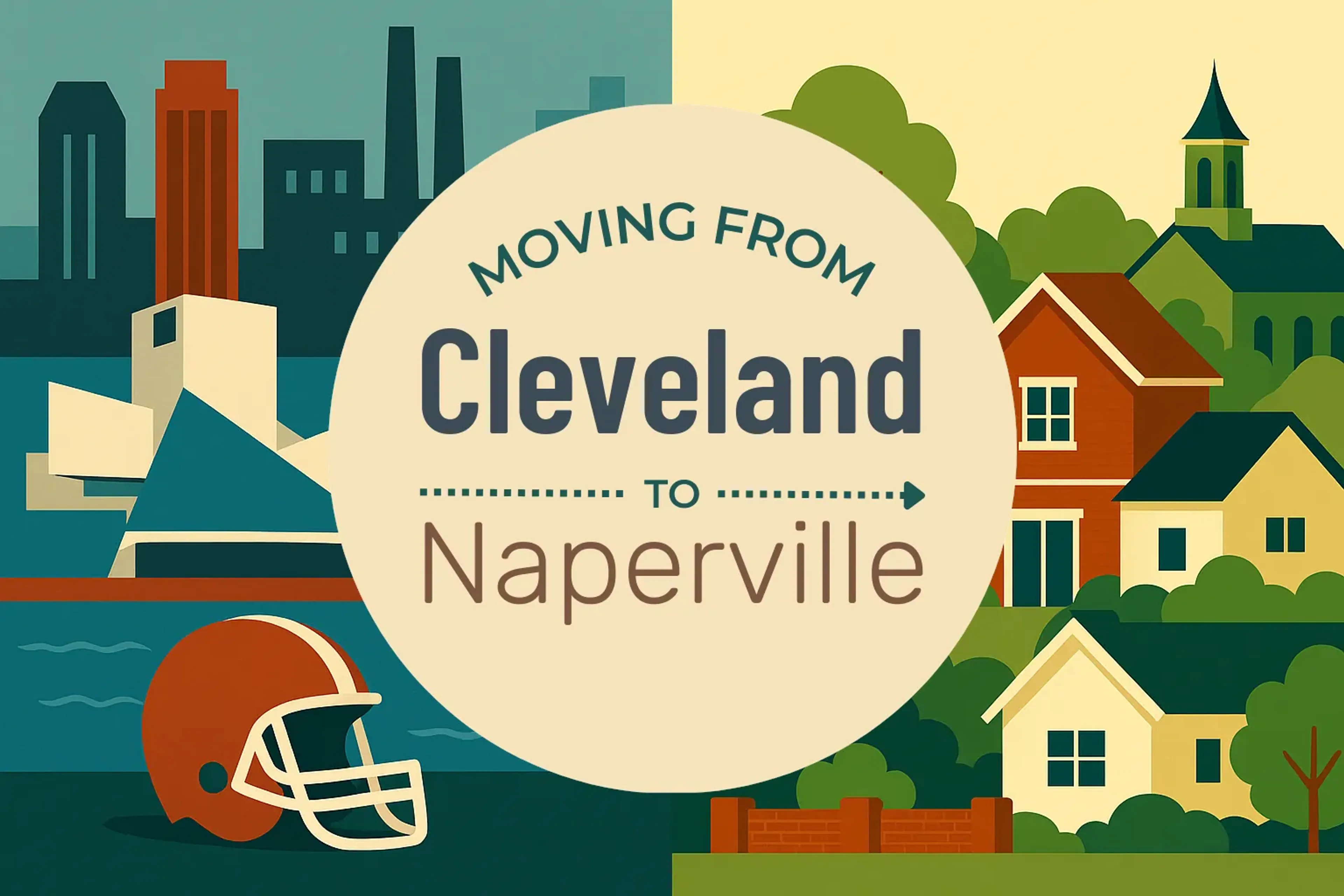 Side-by-side comparison of Cleveland to Naperville moving companies
