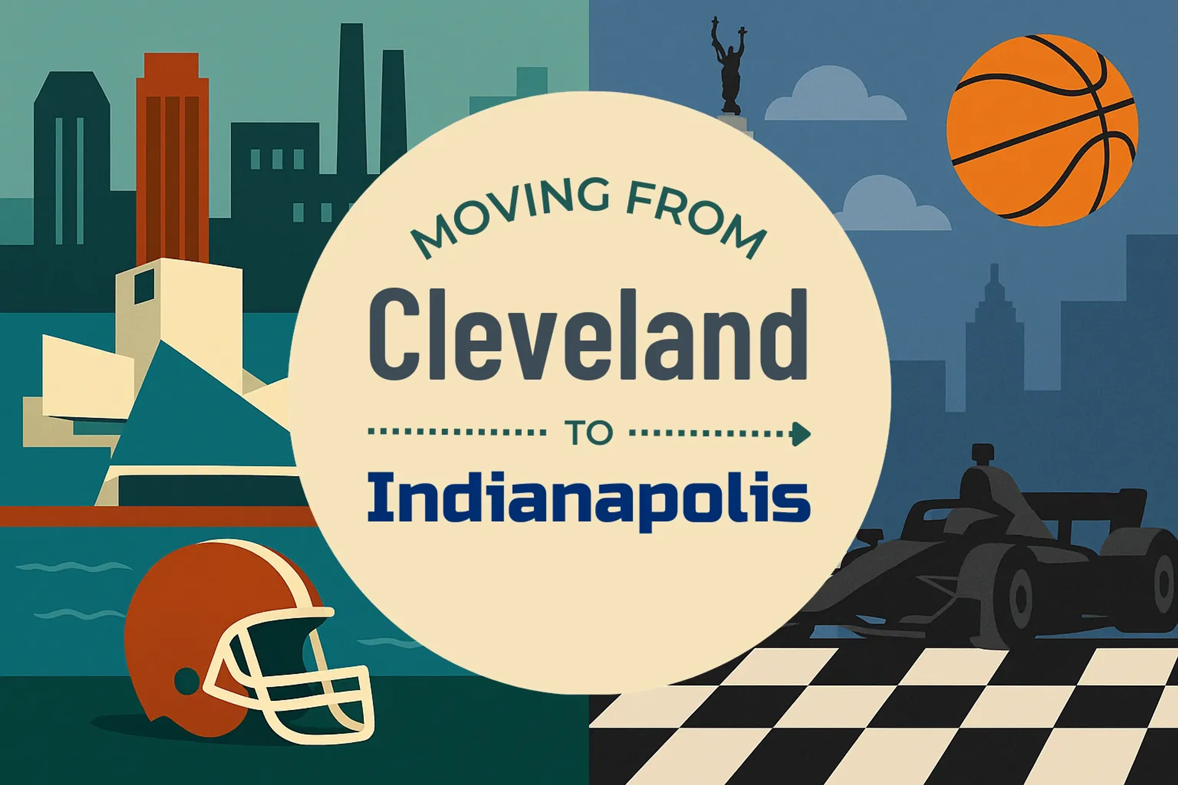 Side-by-side comparison of Cleveland to Indianapolis moving companies